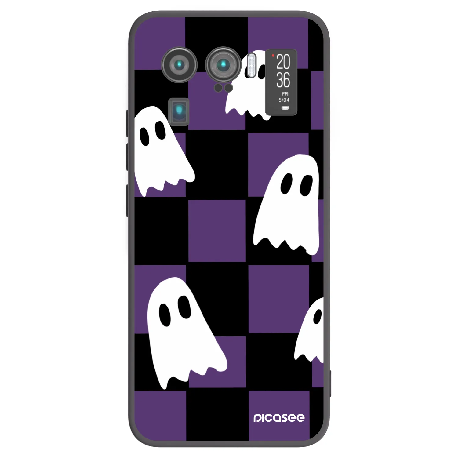 Picasee crna silikonska maskica za Xiaomi Mi 11 Ultra - Ghosts