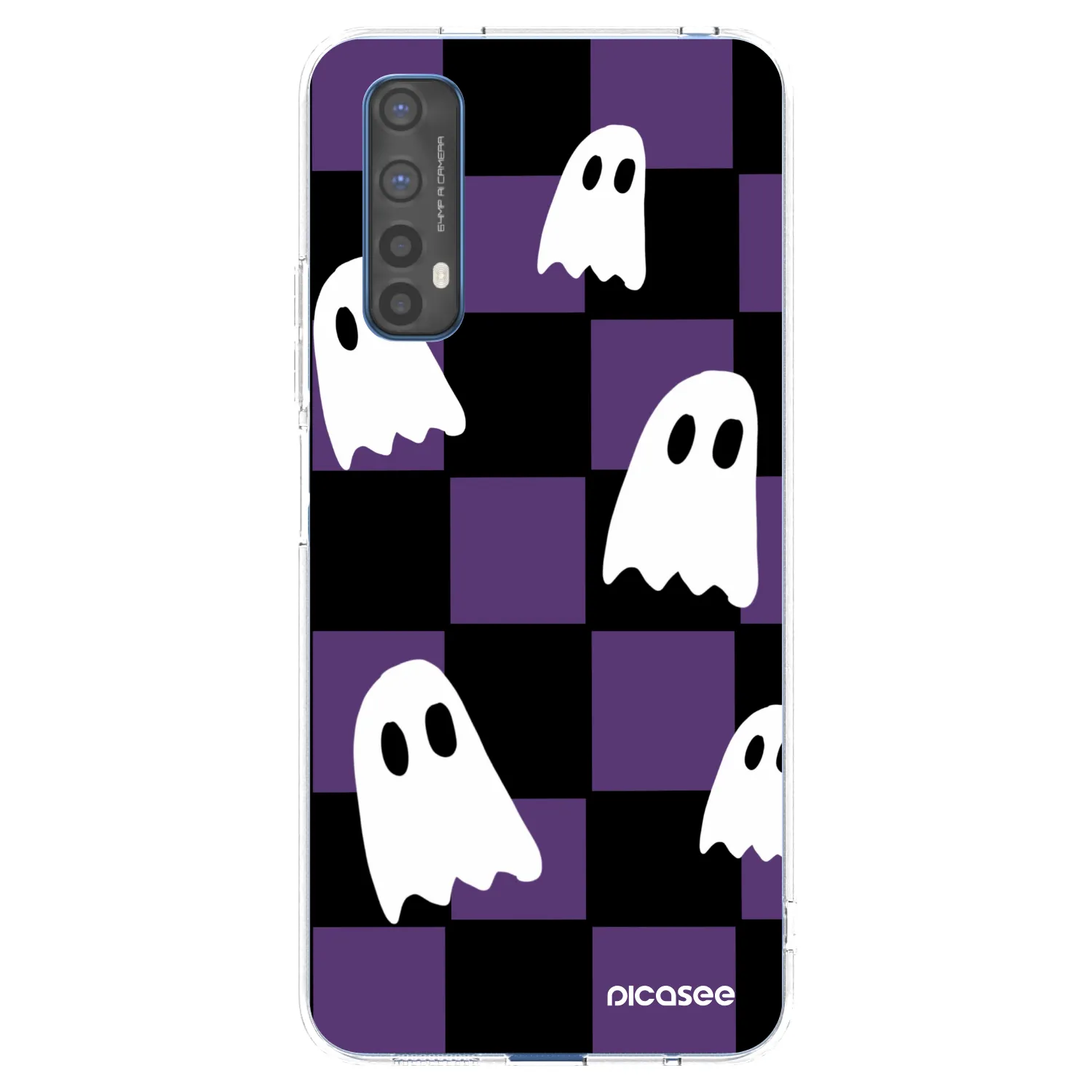 Picasee silikonska prozirna maskica za Realme 7 - Ghosts