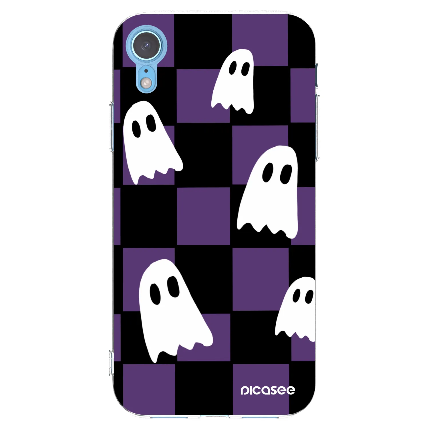 Picasee silikonska prozirna maskica za Apple iPhone XR - Ghosts