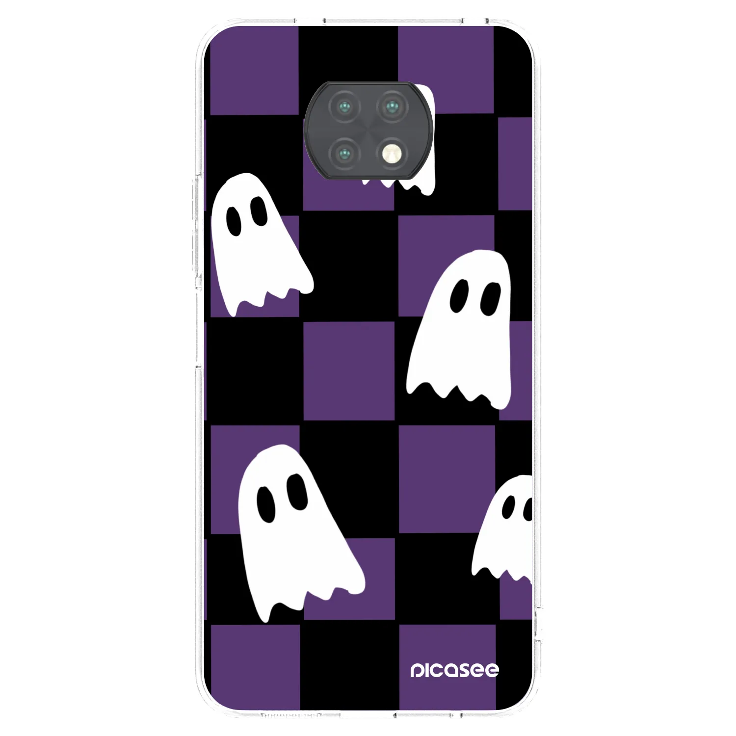 Picasee silikonska prozirna maskica za Xiaomi Redmi Note 9T - Ghosts