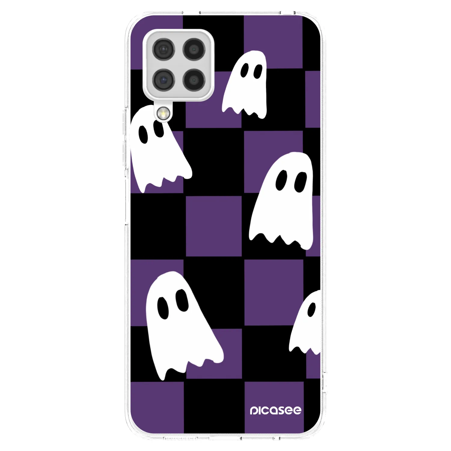 Picasee silikonska prozirna maskica za Samsung Galaxy A22 A225F 4G - Ghosts
