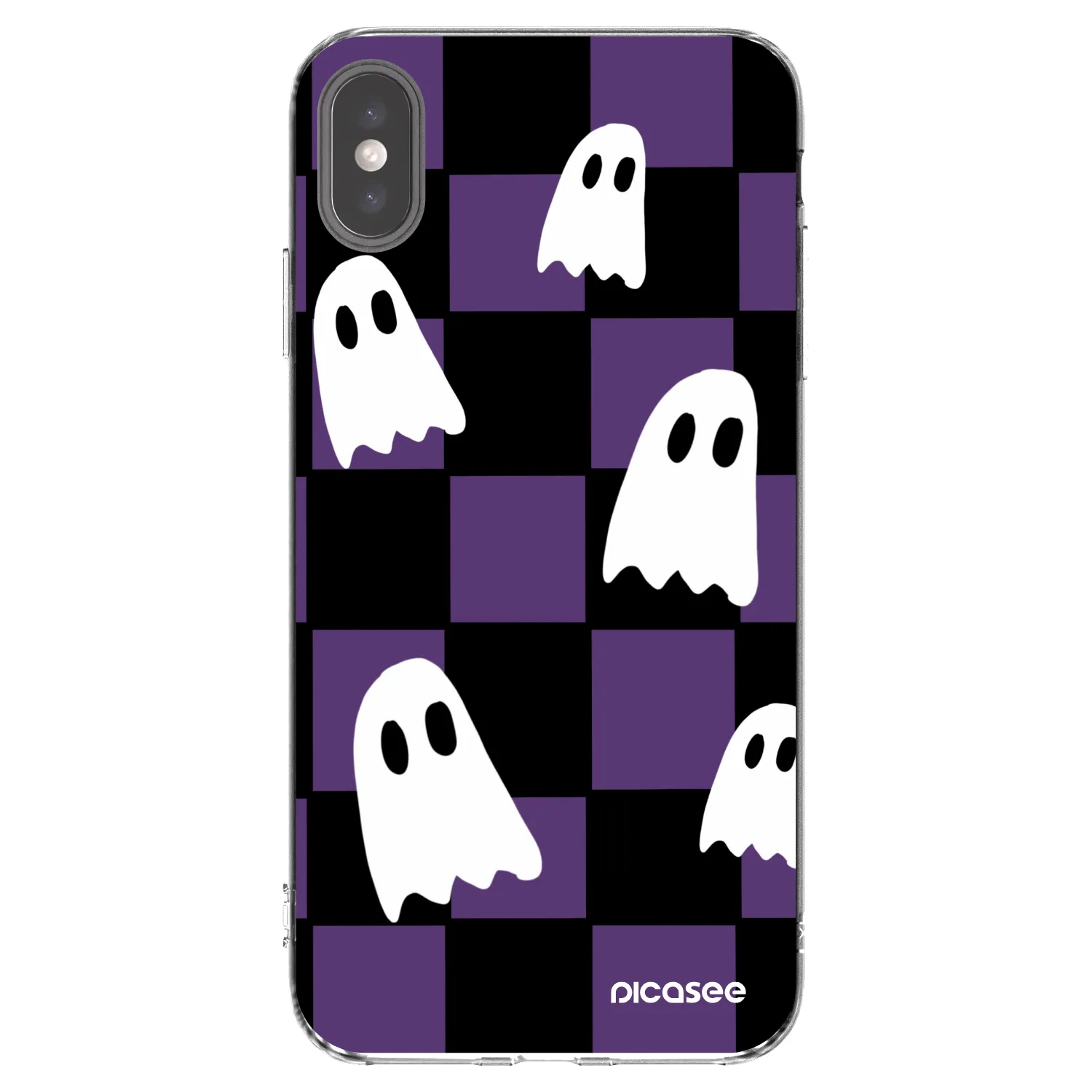 Picasee silikonska prozirna maskica za Apple iPhone XS Max - Ghosts