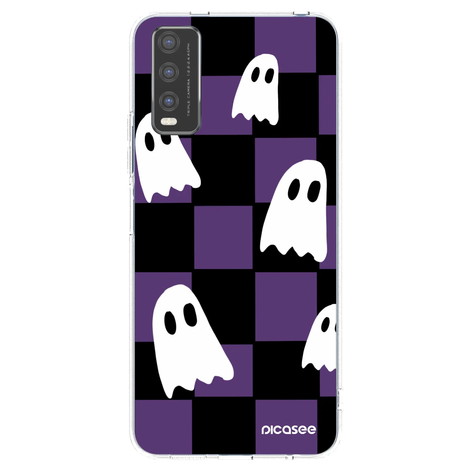 Picasee silikonska prozirna maskica za Vivo Y20s - Ghosts