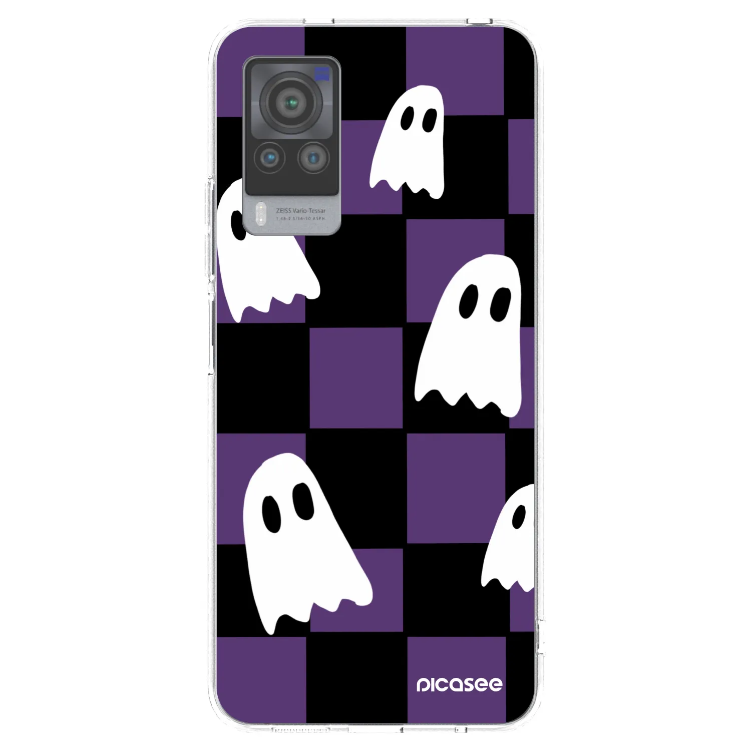 Picasee silikonska prozirna maskica za Vivo X60 Pro 5G - Ghosts