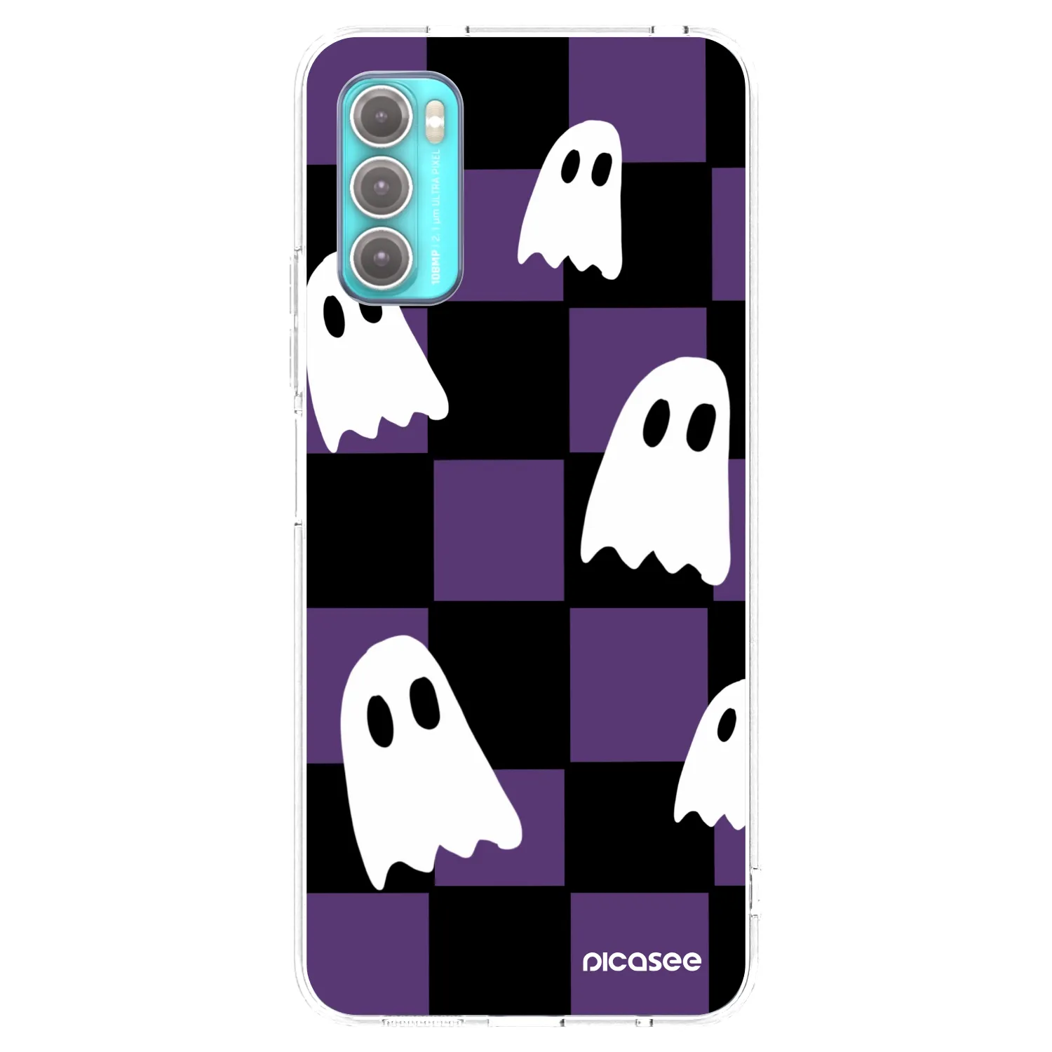 Picasee silikonska prozirna maskica za Motorola Moto G60 - Ghosts
