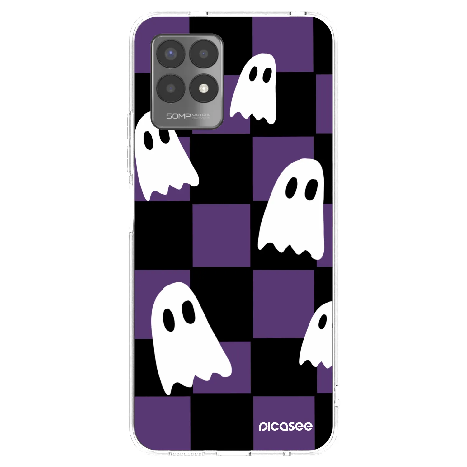 Picasee silikonska prozirna maskica za Realme 8i - Ghosts
