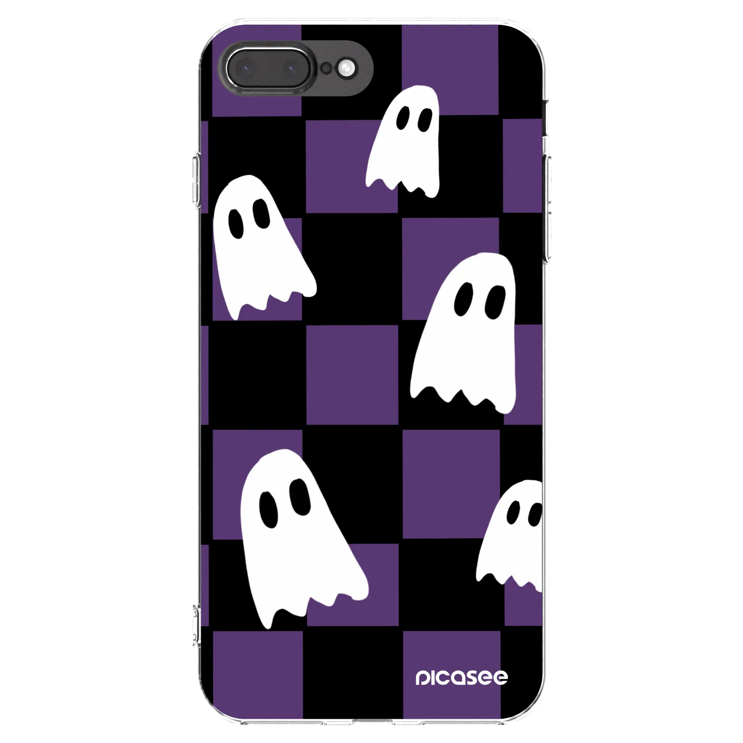 Picasee silikonska prozirna maskica za Apple iPhone 7 Plus - Ghosts