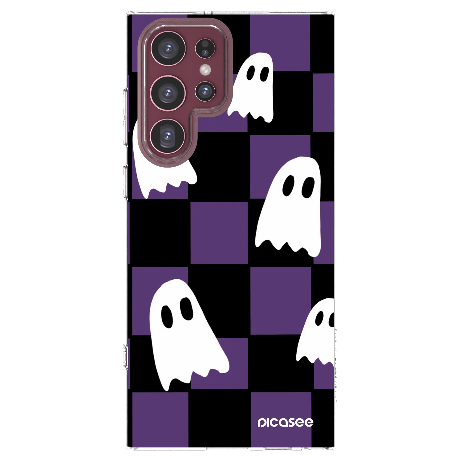 Picasee silikonska prozirna maskica za Samsung Galaxy S22 Ultra 5G - Ghosts