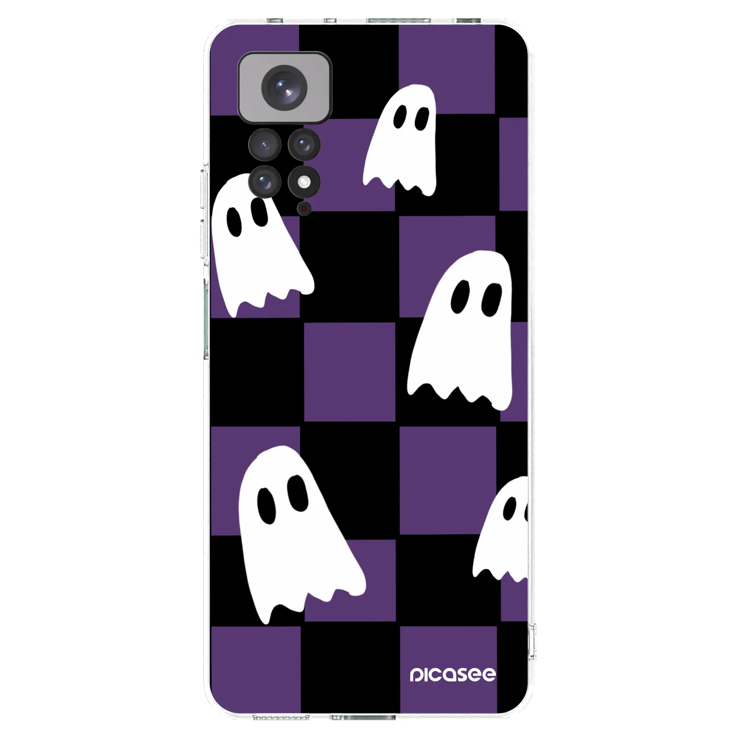 Picasee silikonska prozirna maskica za Xiaomi Redmi Note 11S 4G - Ghosts