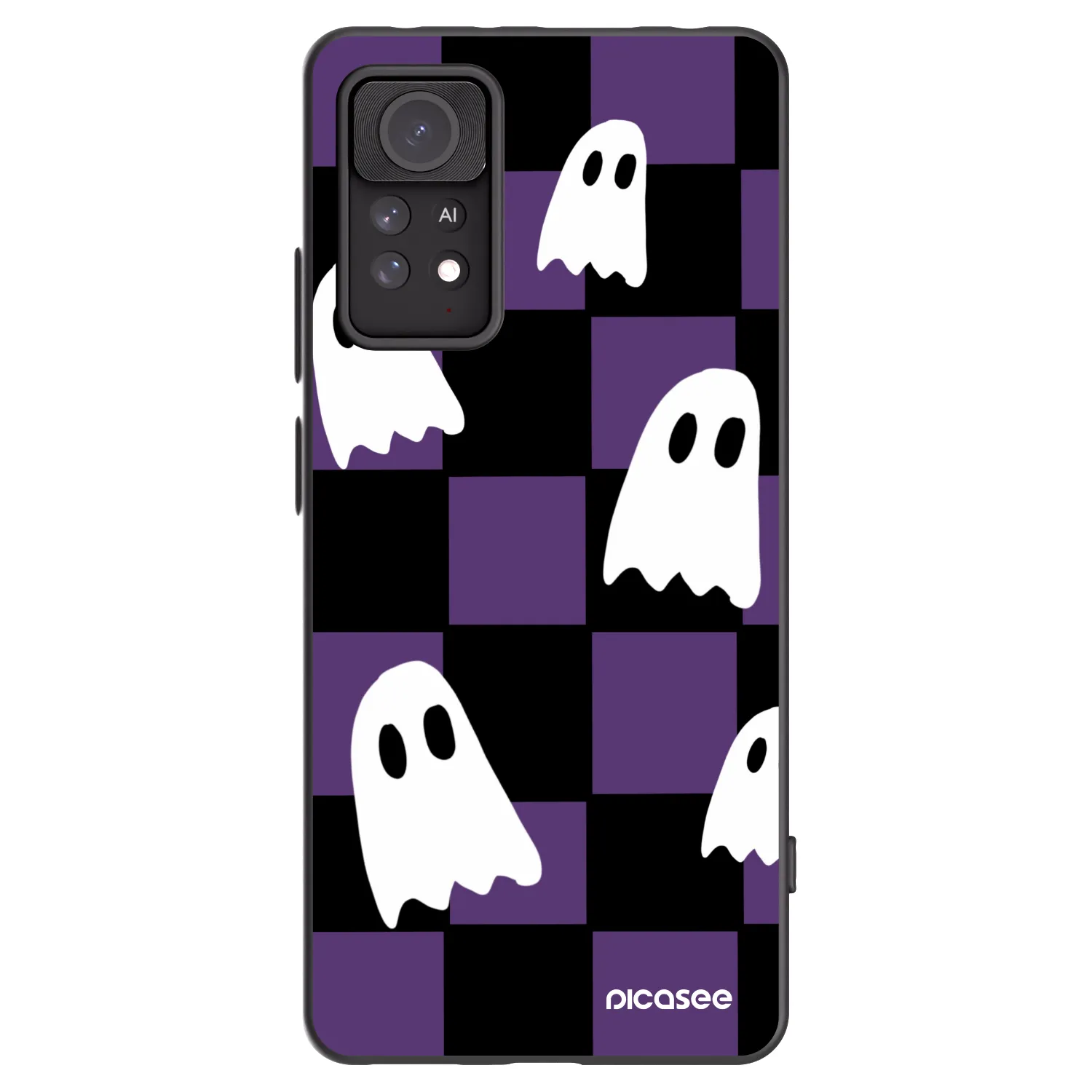 Picasee crna silikonska maskica za Xiaomi Redmi Note 11 Pro - Ghosts
