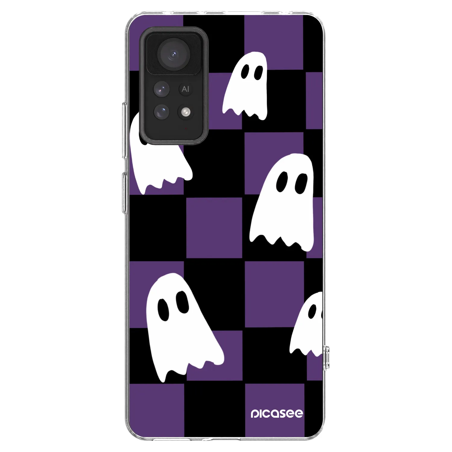 Picasee silikonska prozirna maskica za Xiaomi Redmi Note 11 Pro 5G - Ghosts