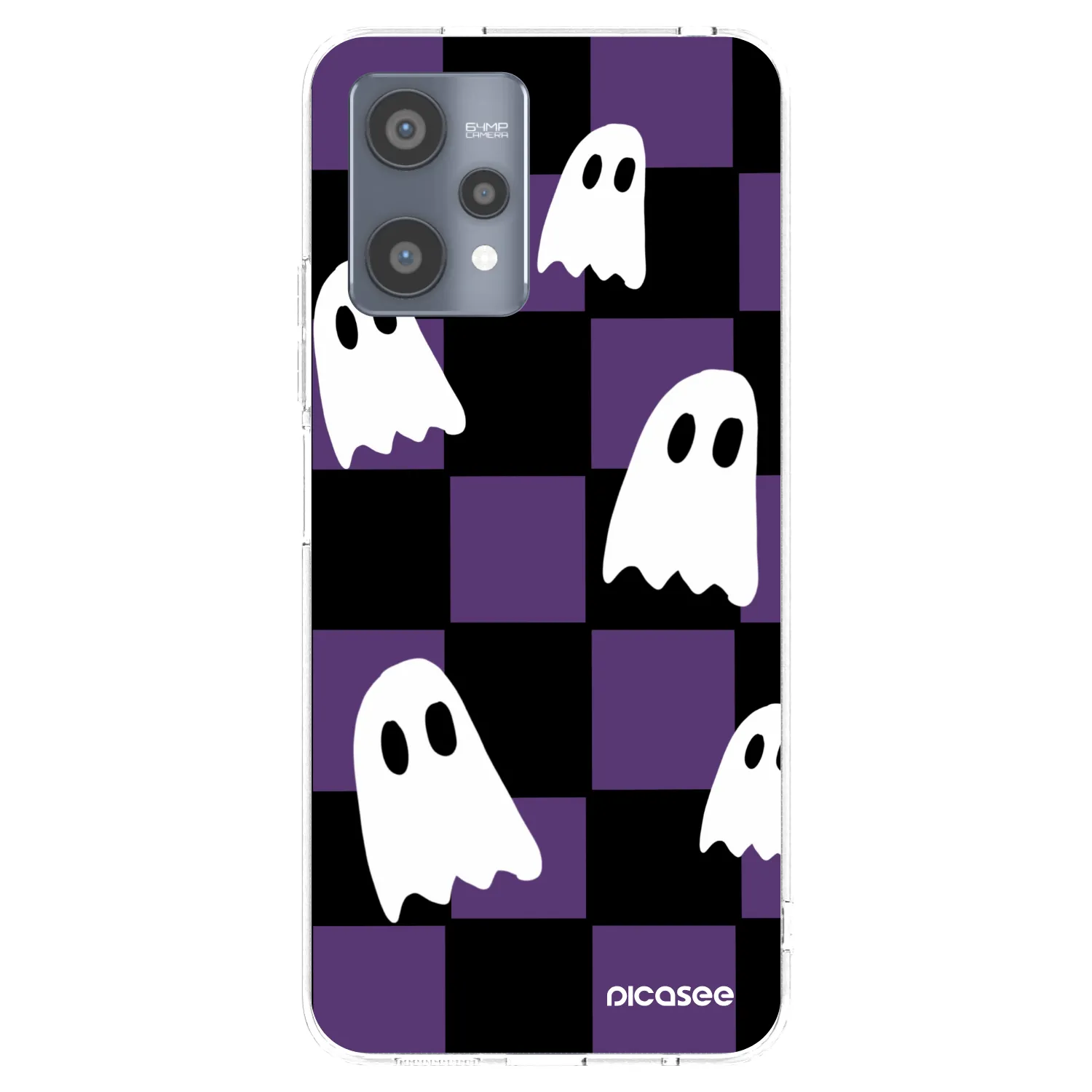 Picasee silikonska prozirna maskica za Realme 9 Pro 5G - Ghosts