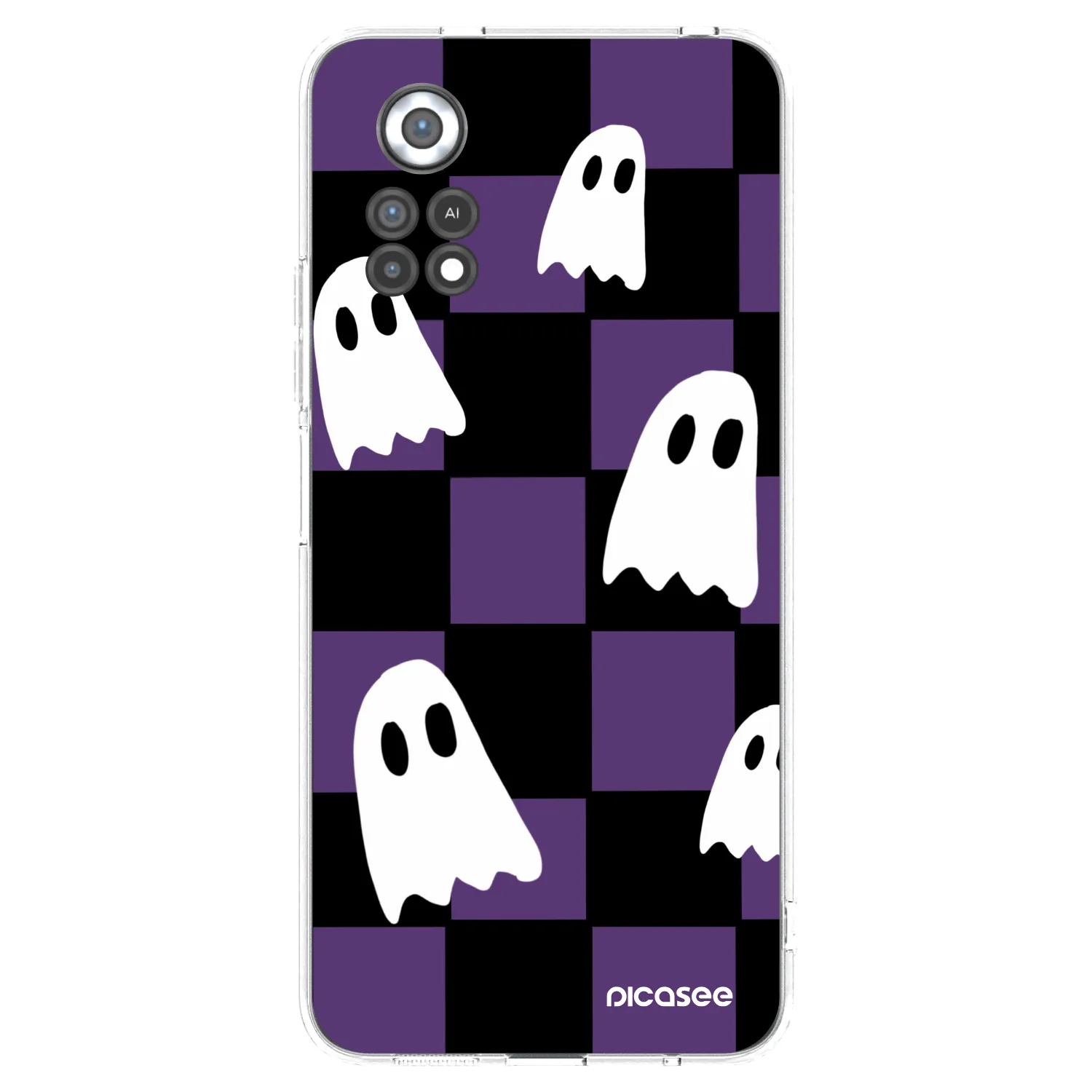 Picasee silikonska prozirna maskica za Xiaomi Poco X4 Pro 5G - Ghosts