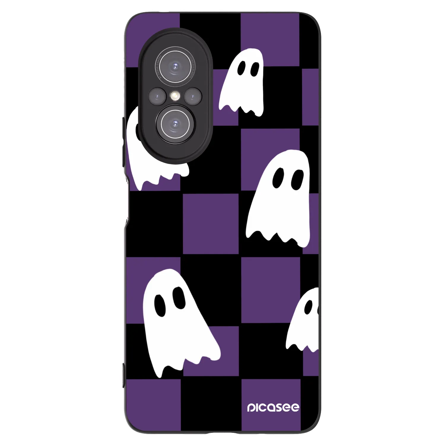 Picasee crna silikonska maskica za Huawei Nova 9 SE - Ghosts