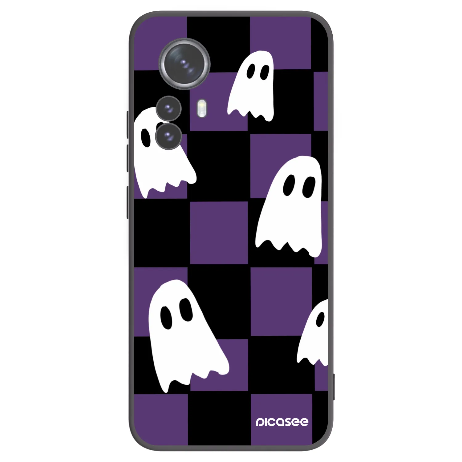 Picasee crna silikonska maskica za Xiaomi 12 Pro - Ghosts