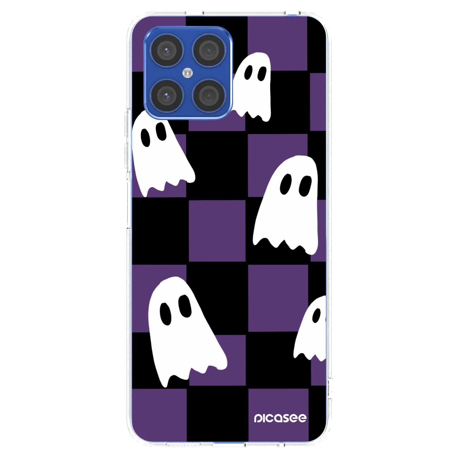 Picasee silikonska prozirna maskica za Honor X8 4G - Ghosts
