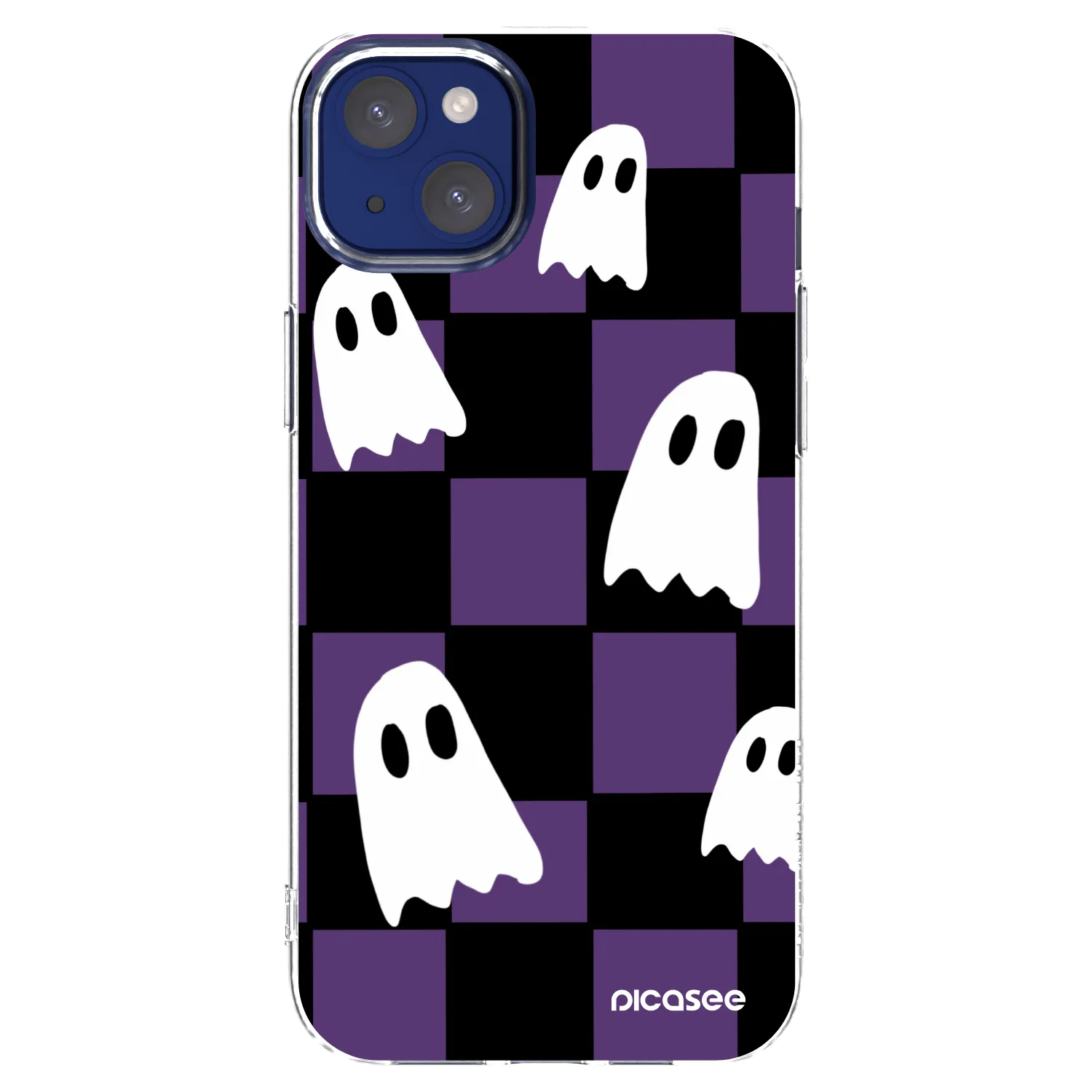Picasee silikonska prozirna maskica za Apple iPhone 14 Plus - Ghosts