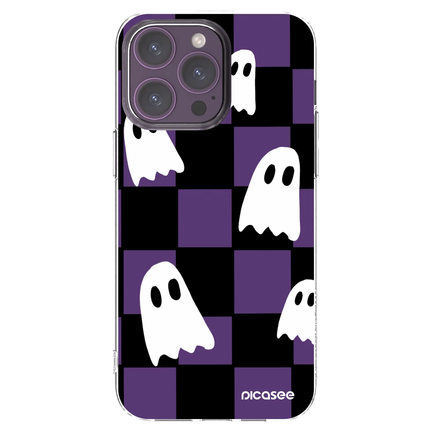 Picasee silikonska prozirna maskica za Apple iPhone 14 Pro Max - Ghosts