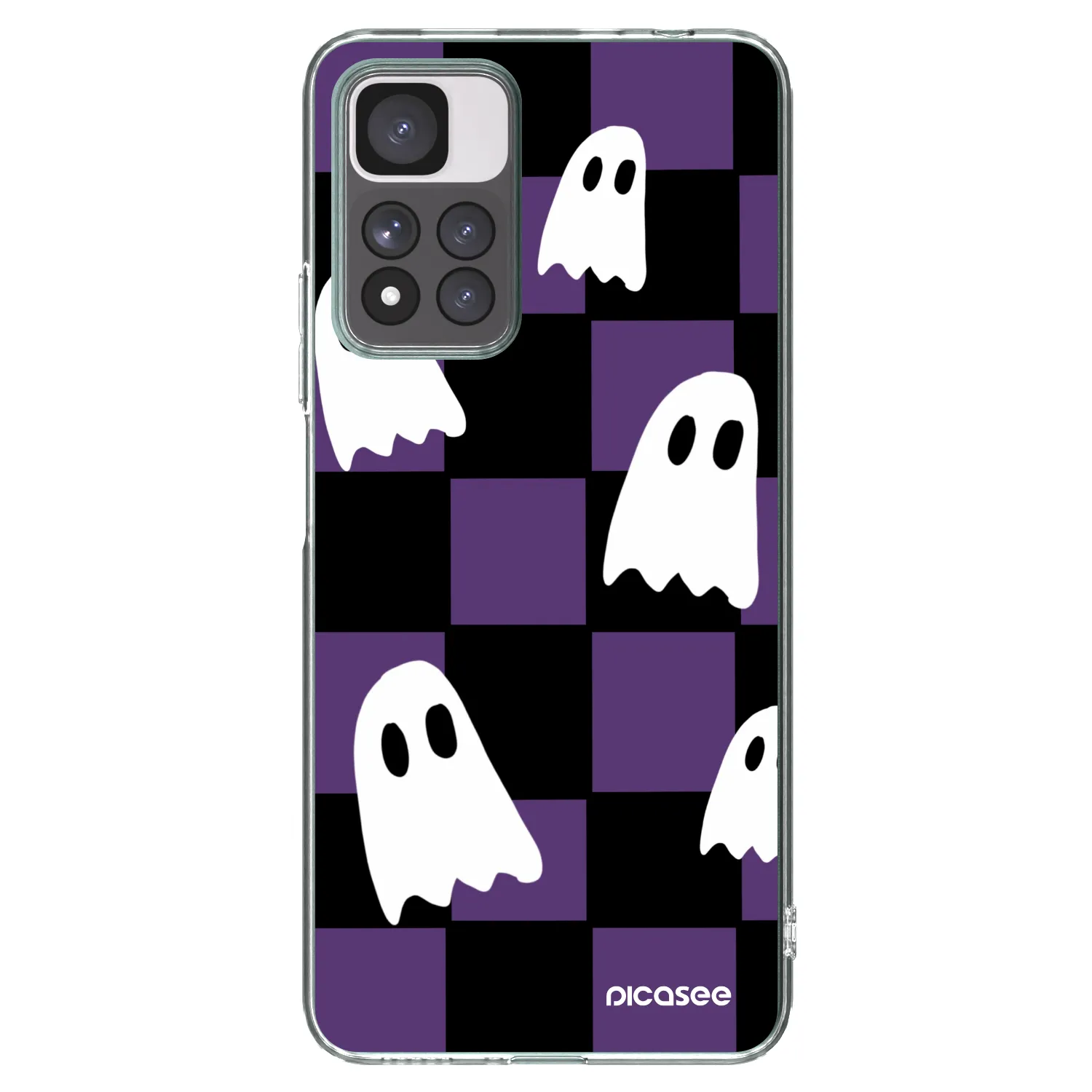 Picasee silikonska prozirna maskica za Xiaomi Redmi Note 11 Pro+ 5G - Ghosts