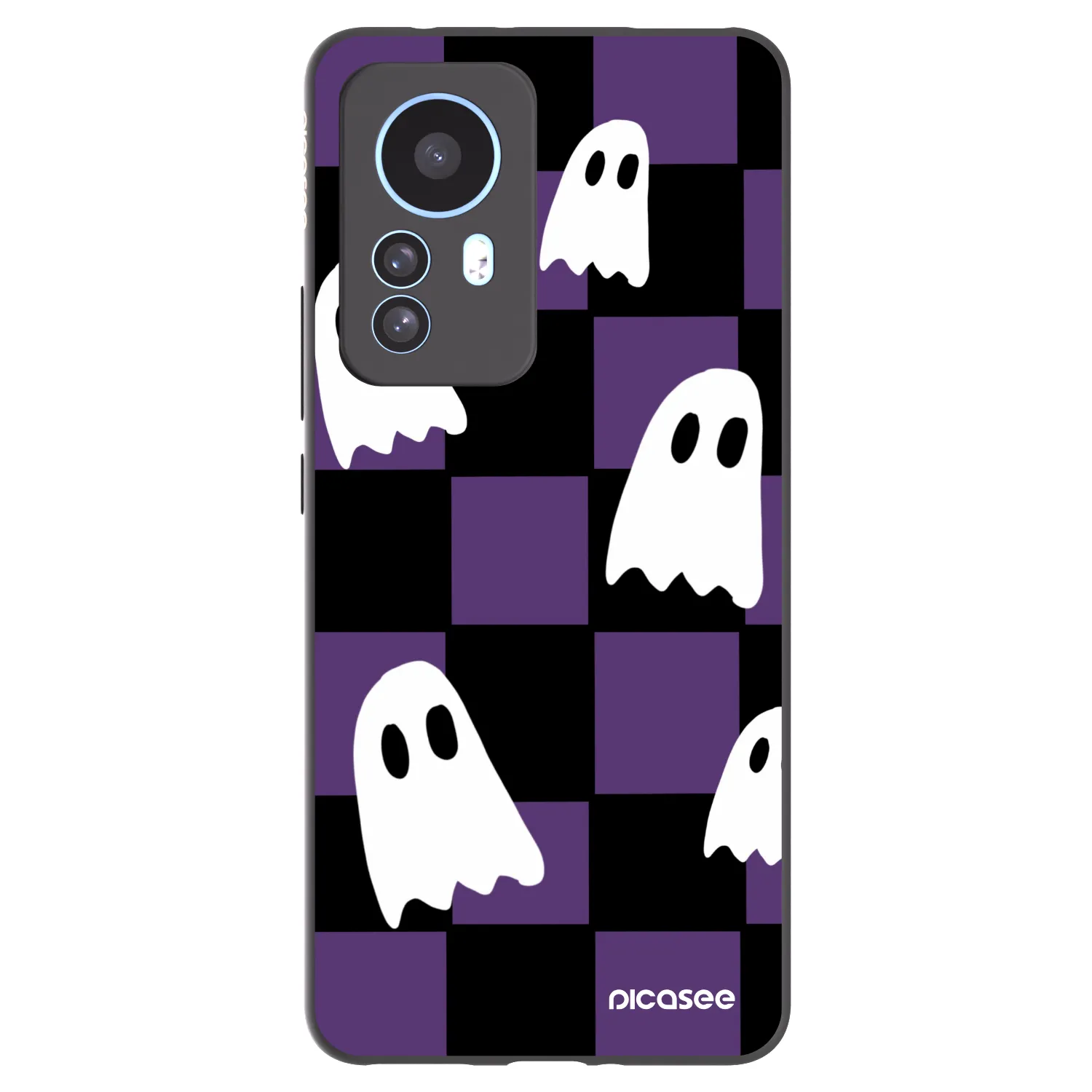 Picasee crna silikonska maskica za Xiaomi 12T Pro - Ghosts
