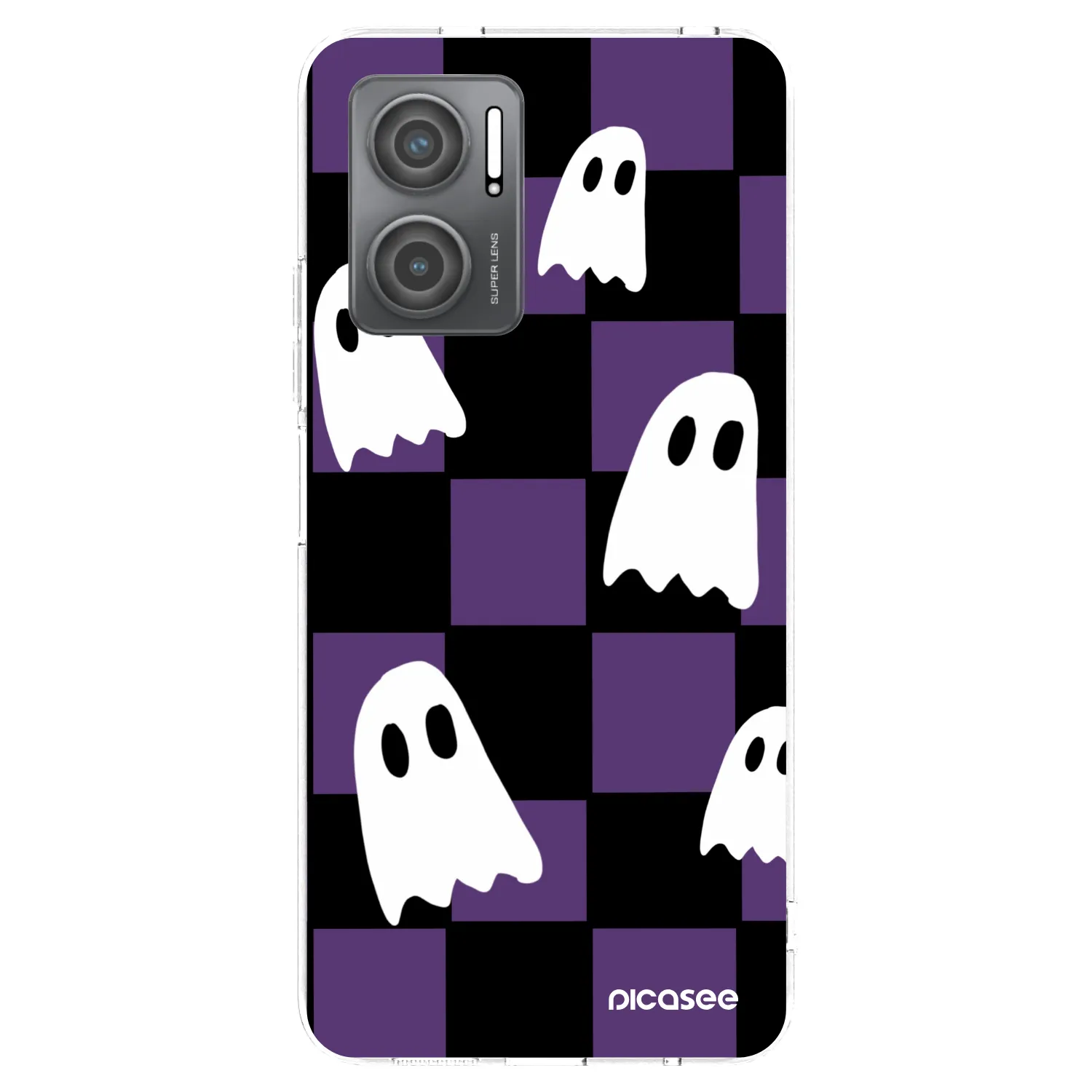 Picasee silikonska prozirna maskica za Xiaomi Redmi 10 5G - Ghosts