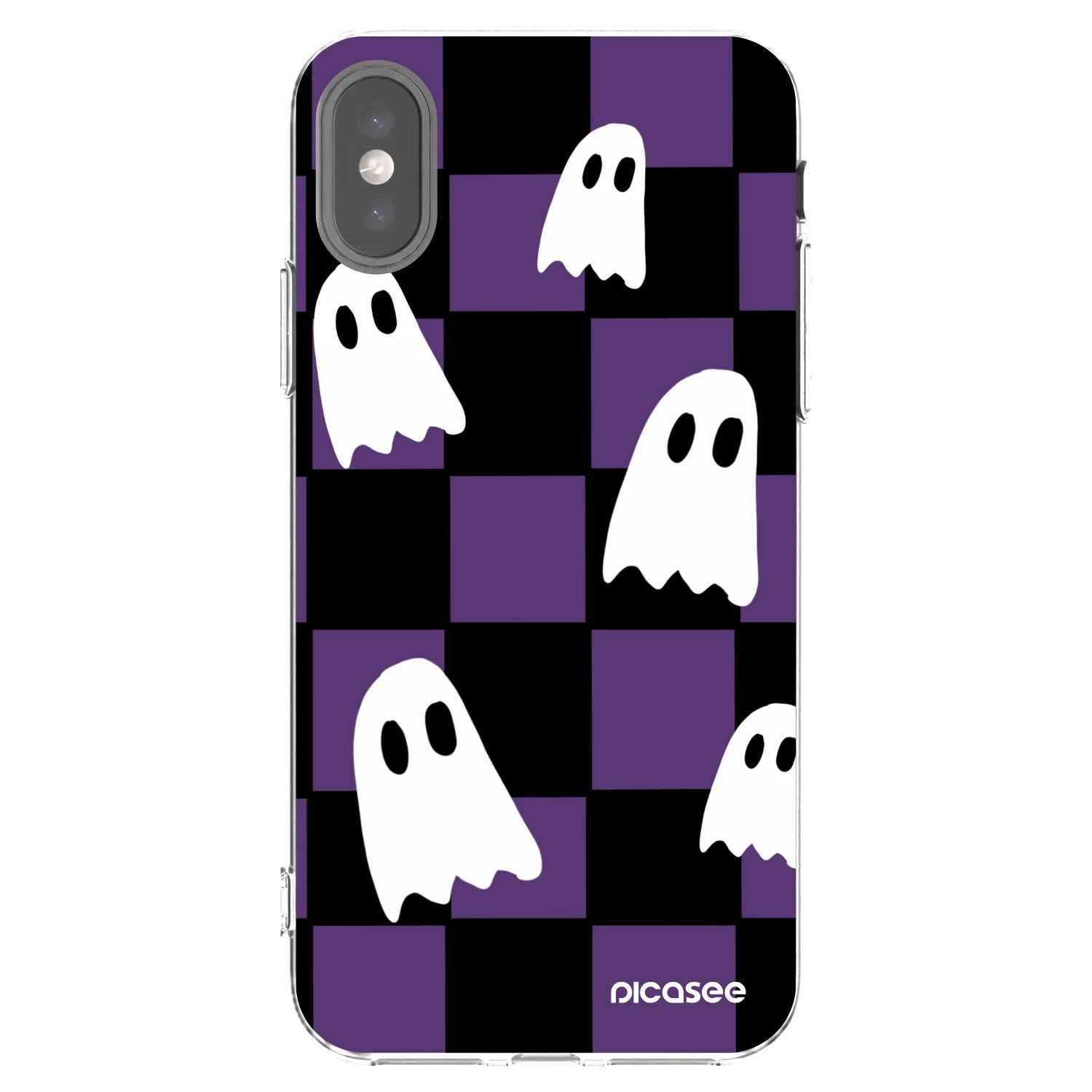Picasee silikonska prozirna maskica za Apple iPhone X/XS - Ghosts