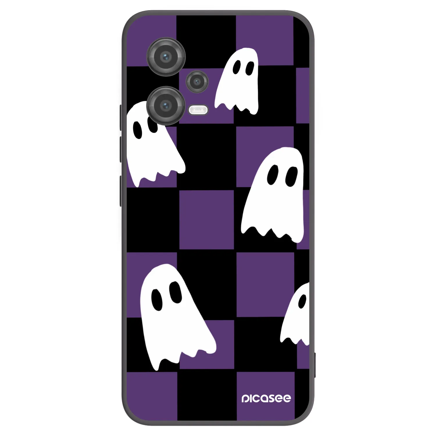 Picasee crna silikonska maskica za Xiaomi Poco X5 - Ghosts