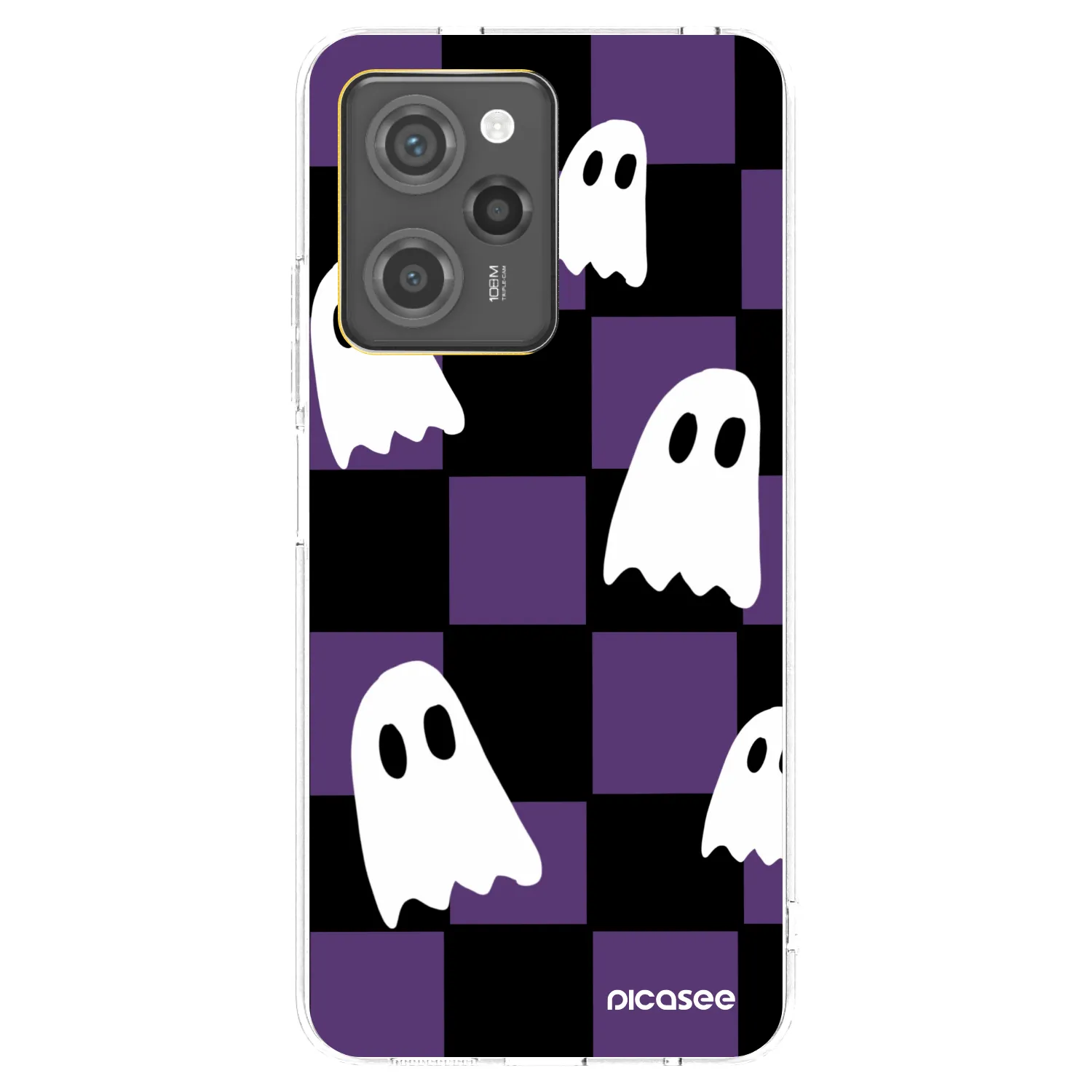 Picasee crna silikonska maskica za Xiaomi Poco X5 Pro - Ghosts