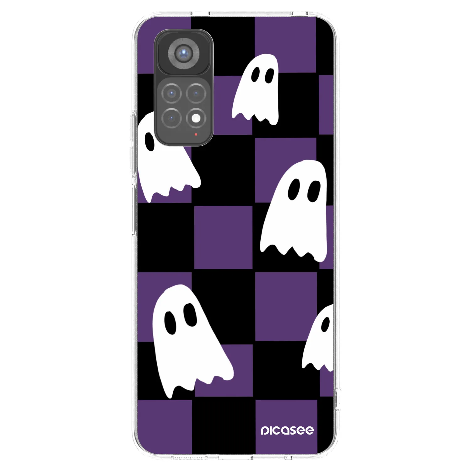 Picasee silikonska prozirna maskica za Xiaomi Redmi Note 11S 5G - Ghosts