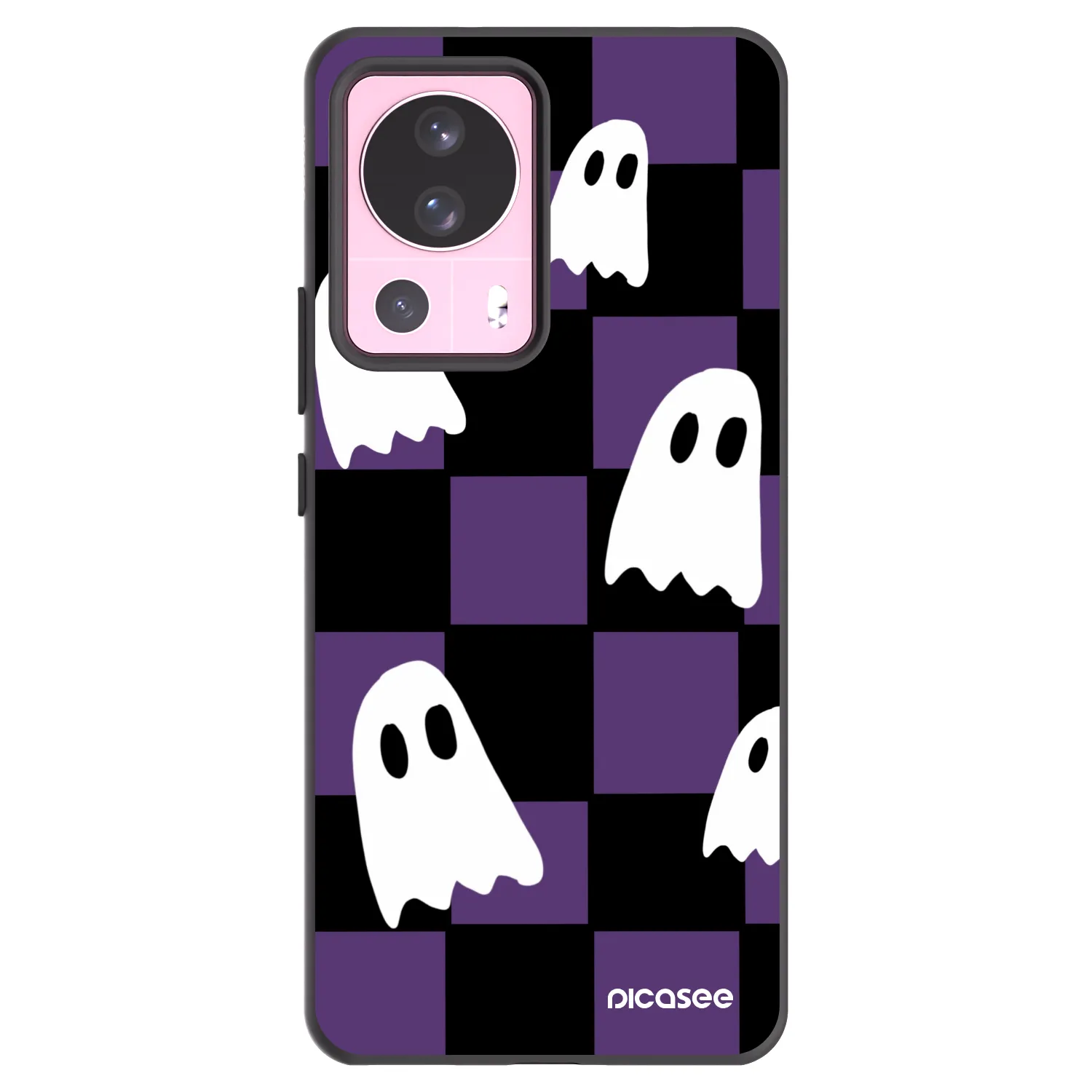 Picasee crna silikonska maskica za Xiaomi 13 Lite - Ghosts