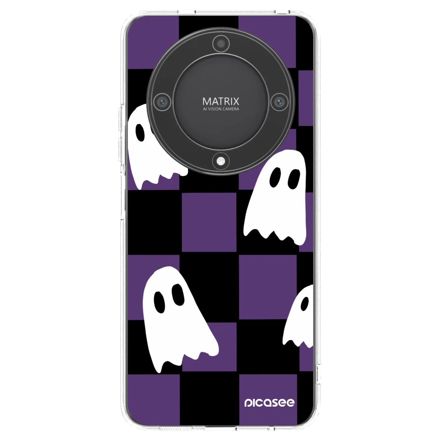 Picasee silikonska prozirna maskica za Honor Magic5 Lite 5G - Ghosts