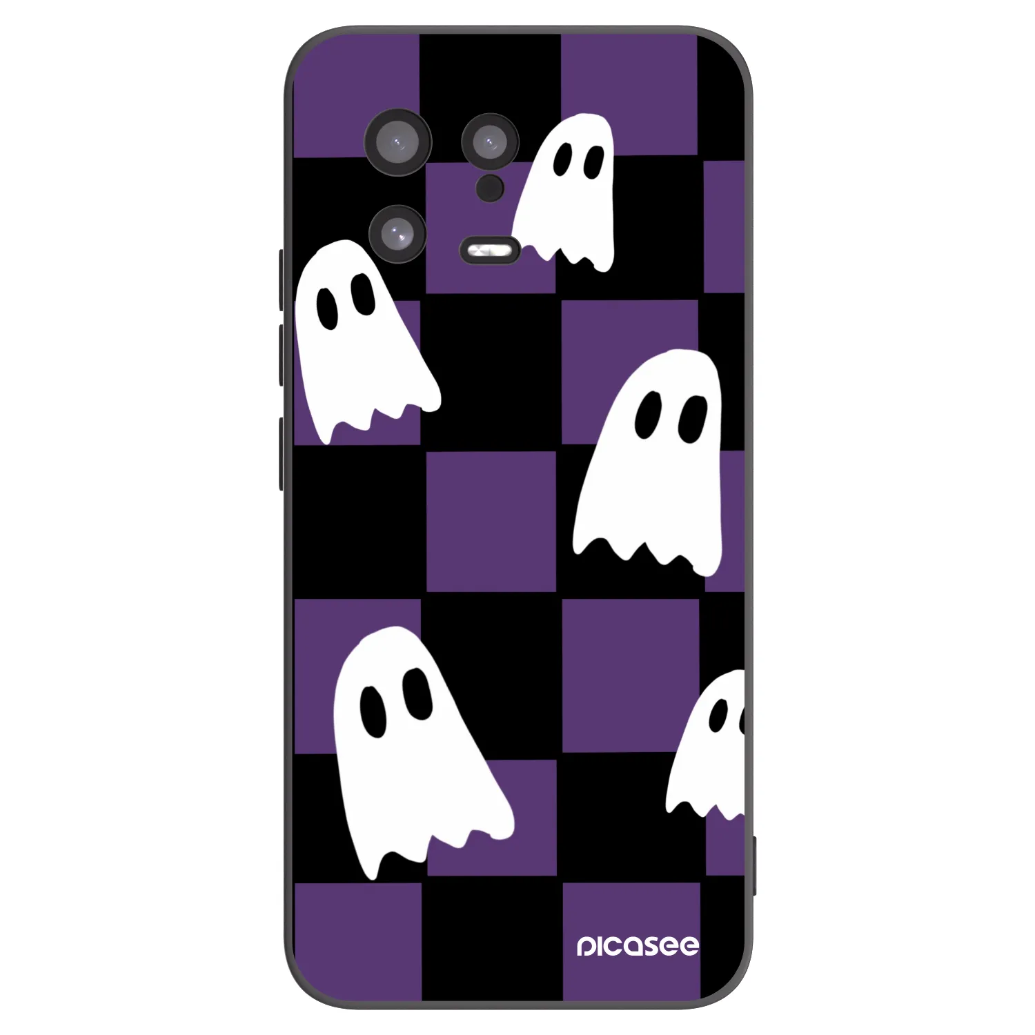 Picasee crna silikonska maskica za Xiaomi 13 - Ghosts