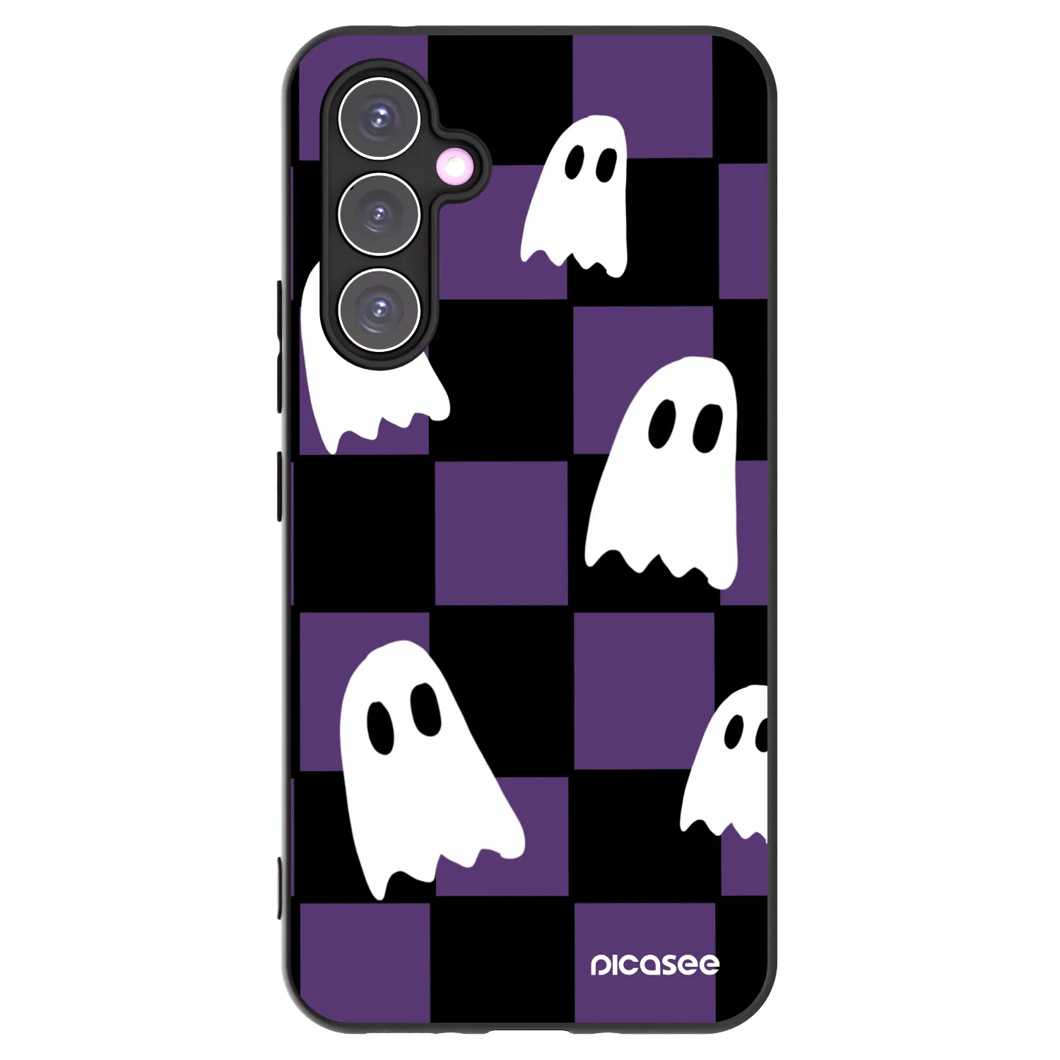 Picasee crna silikonska maskica za Samsung Galaxy A54 5G A546B - Ghosts