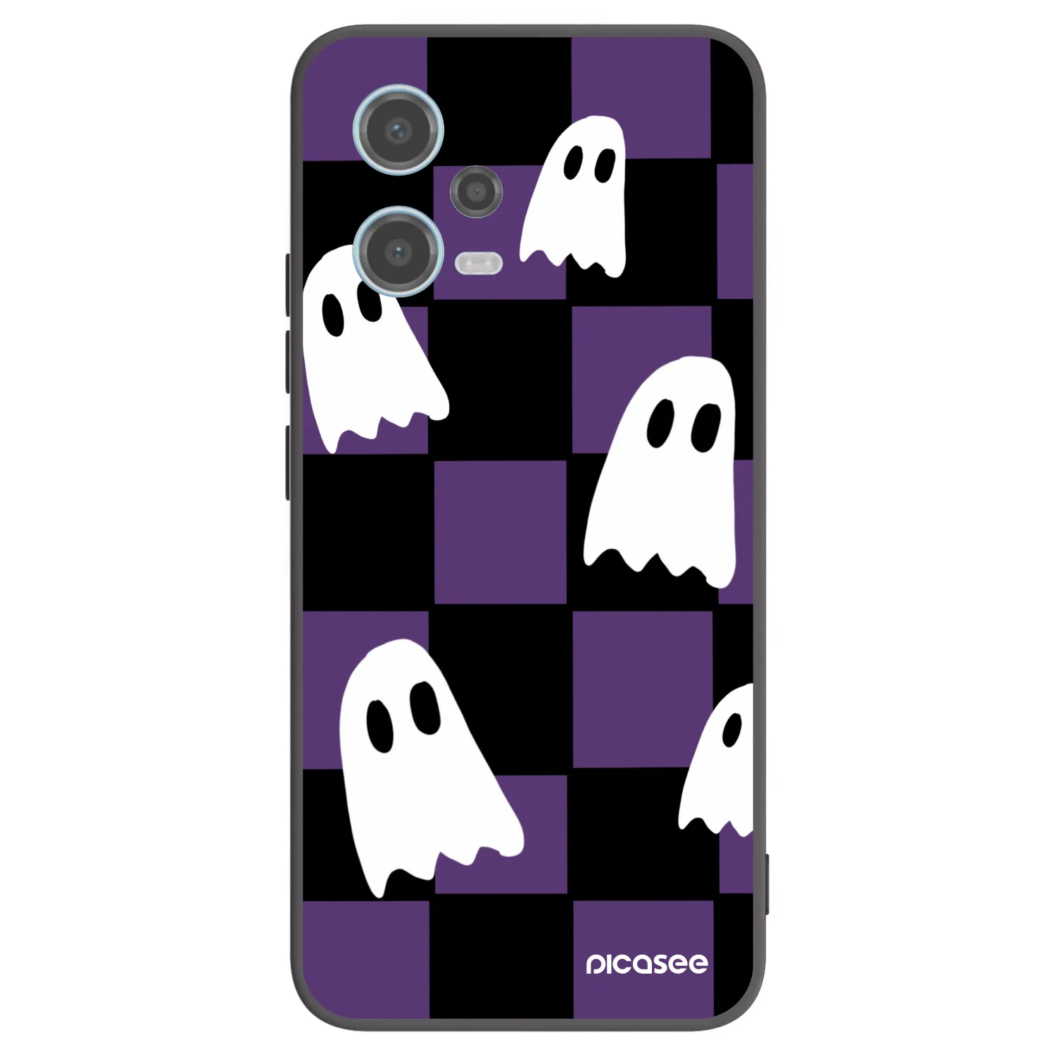 Picasee crna silikonska maskica za Xiaomi Redmi Note 12 5G - Ghosts