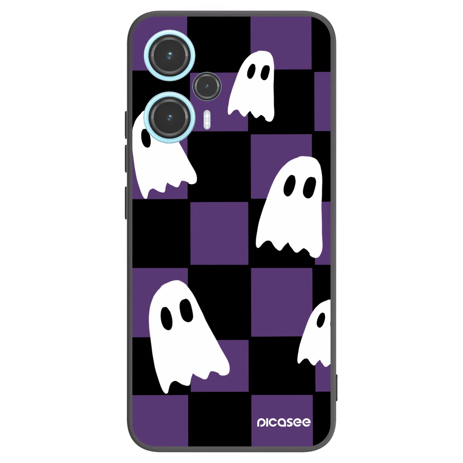 Picasee crna silikonska maskica za Xiaomi Poco F5 - Ghosts