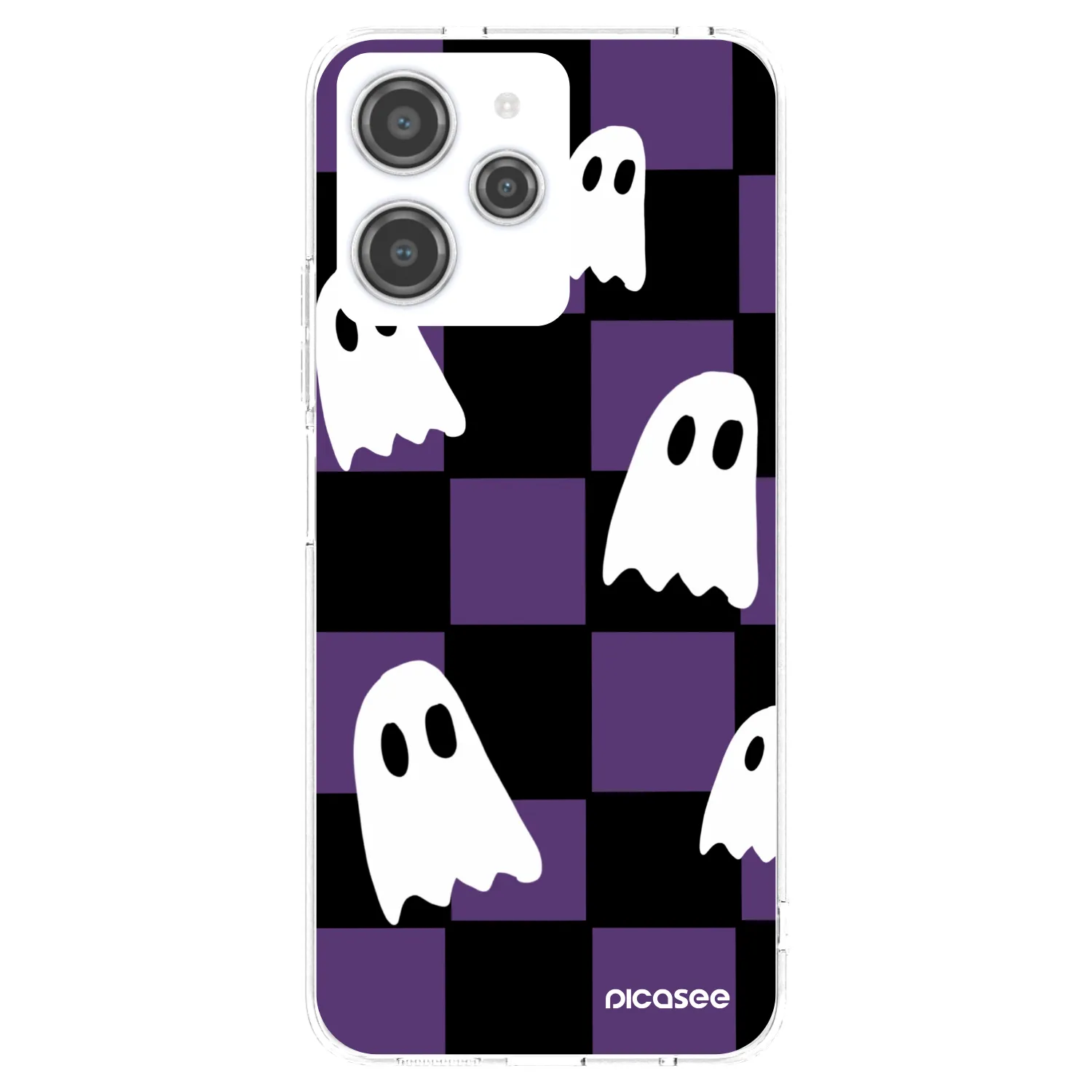 Picasee silikonska prozirna maskica za Xiaomi Redmi 12 4G - Ghosts