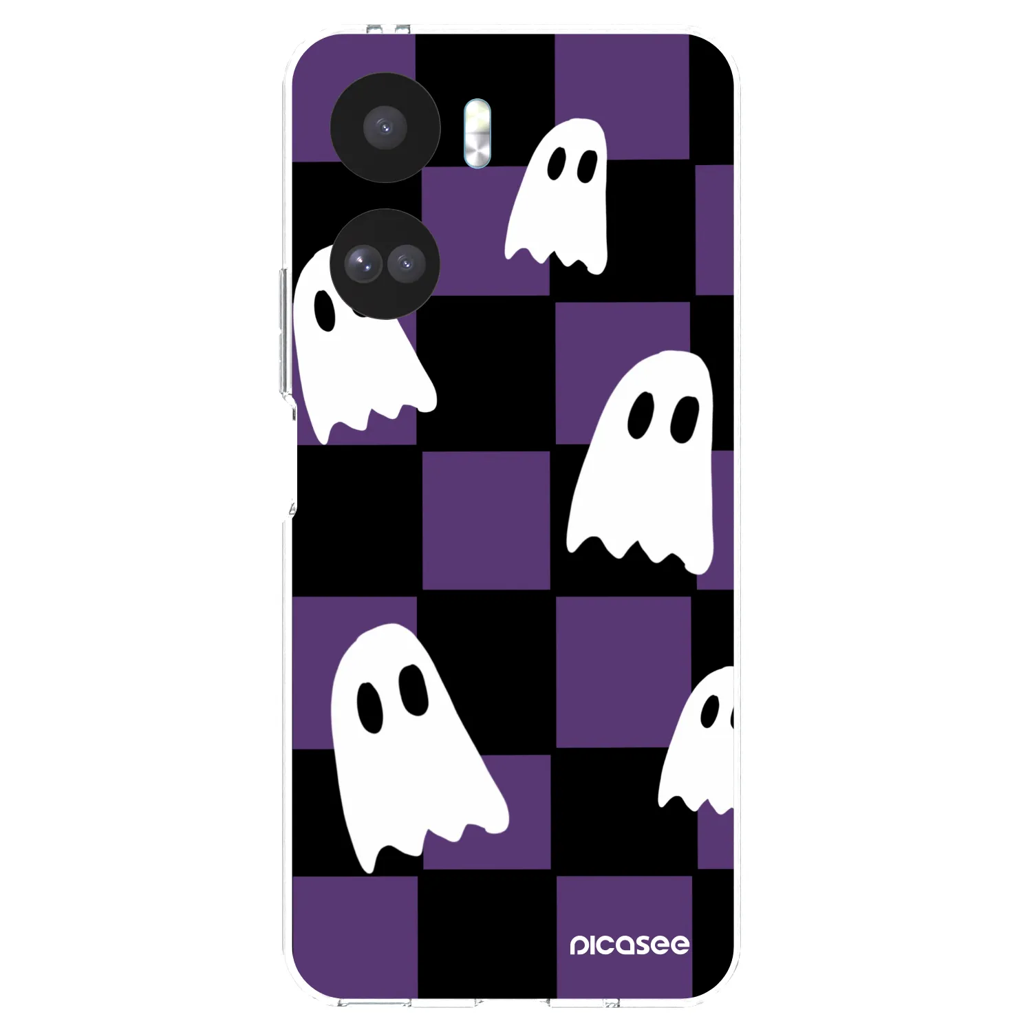 Picasee silikonska prozirna maskica za Honor 90 Lite 5G - Ghosts