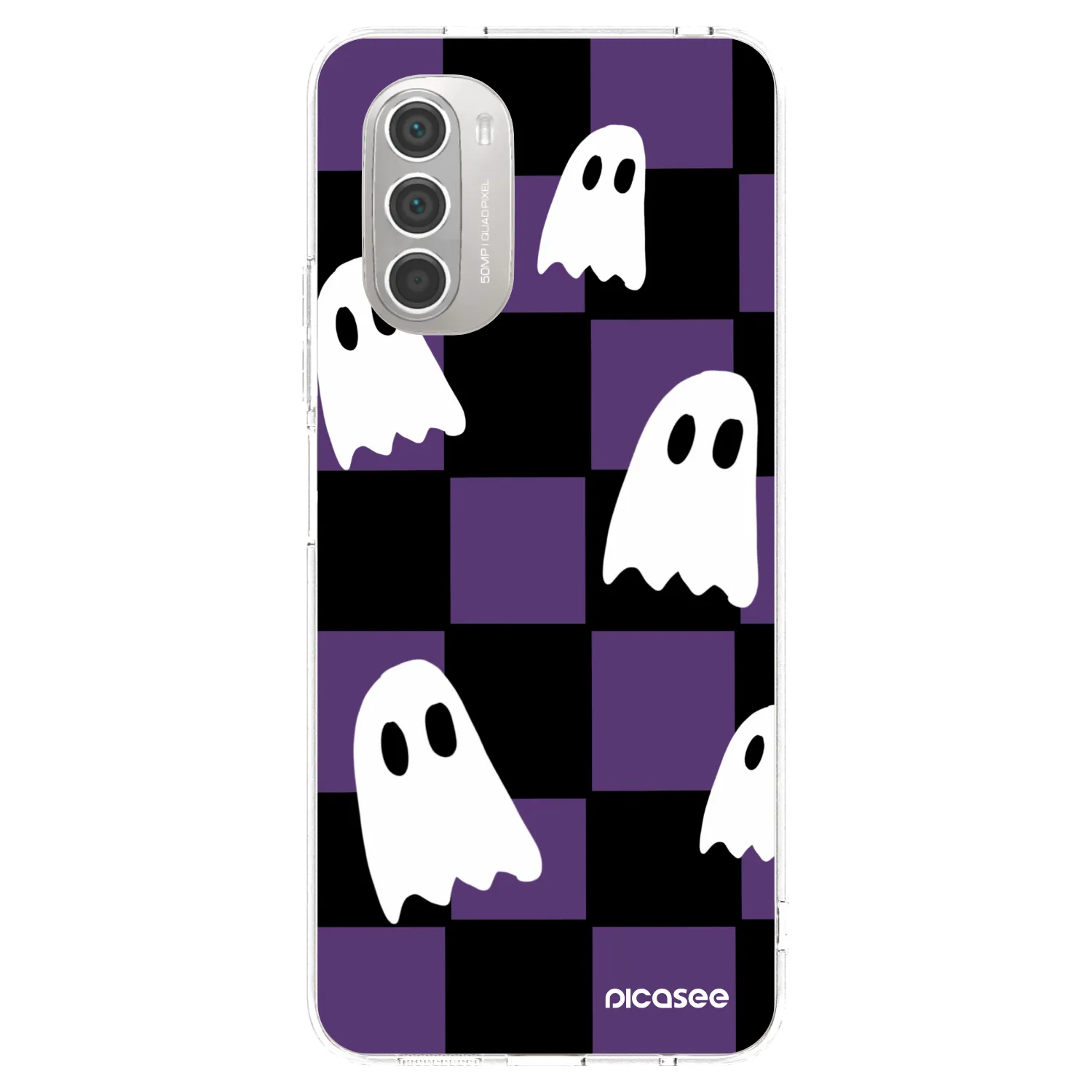 Picasee silikonska prozirna maskica za Motorola Moto G51 - Ghosts