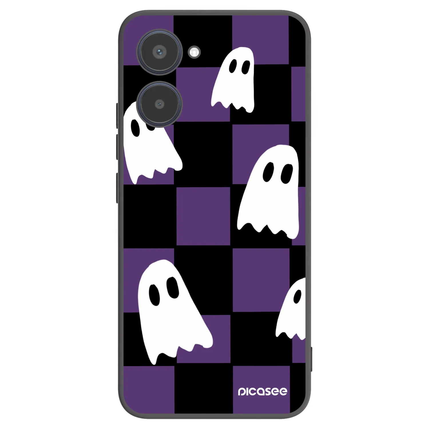 Picasee crna silikonska maskica za Realme 10 4G - Ghosts