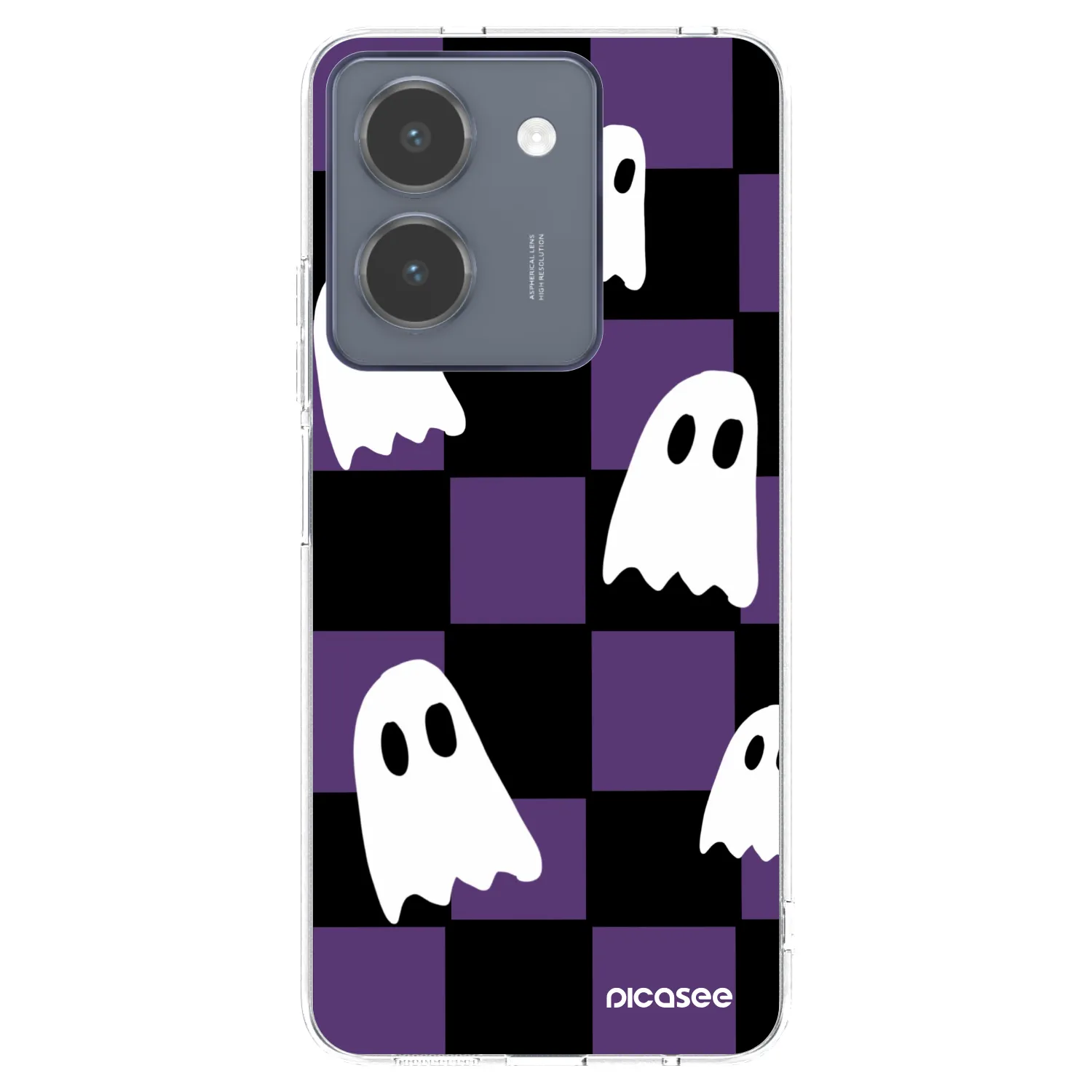 Picasee silikonska prozirna maskica za Vivo Y36 4G - Ghosts