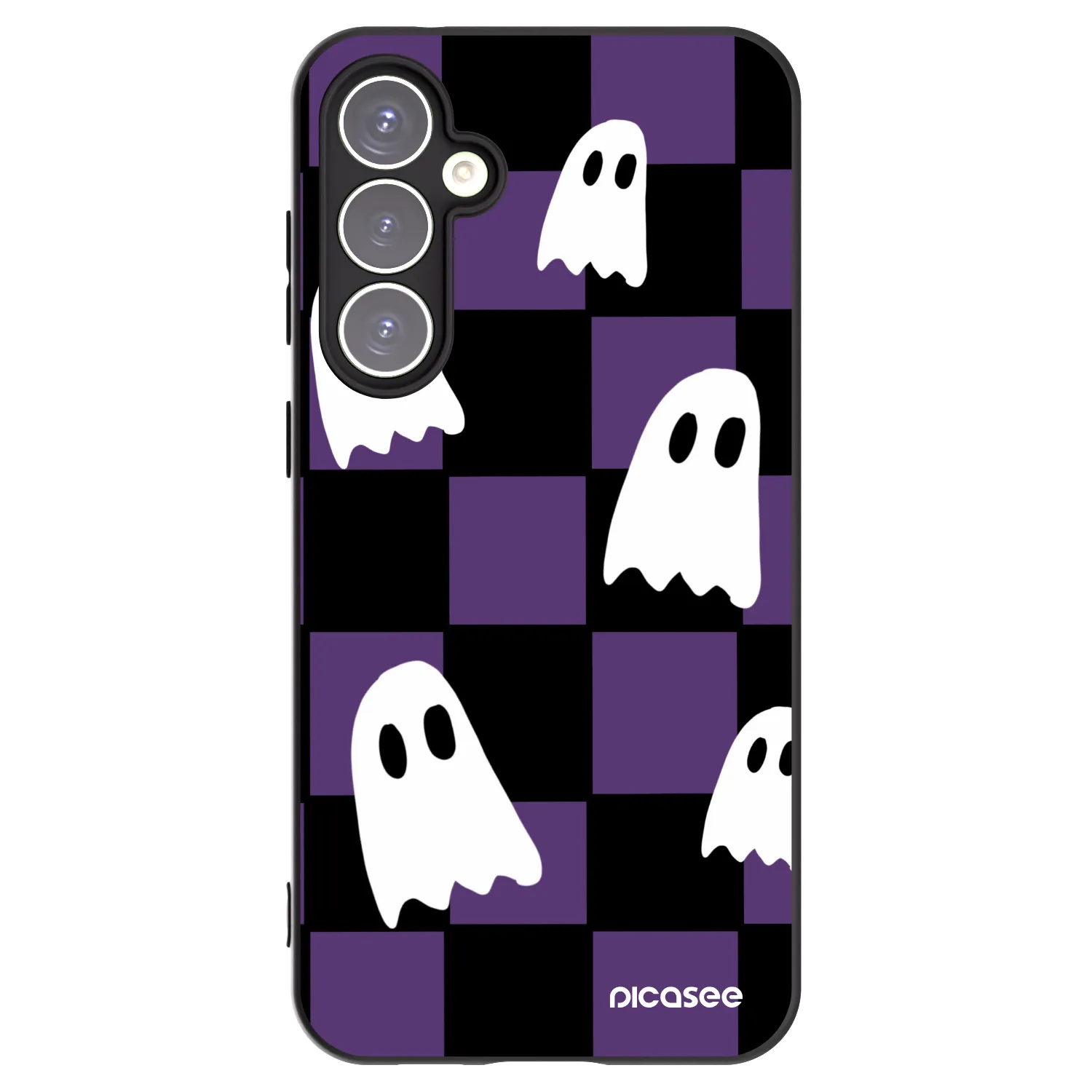 Picasee crna silikonska maskica za Samsung Galaxy S23 FE S711B - Ghosts