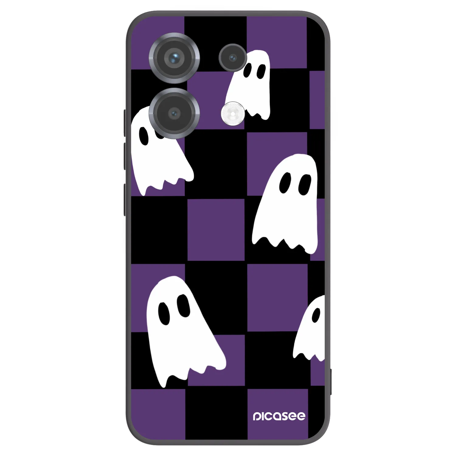 Picasee crna silikonska maskica za Xiaomi Poco X6 - Ghosts