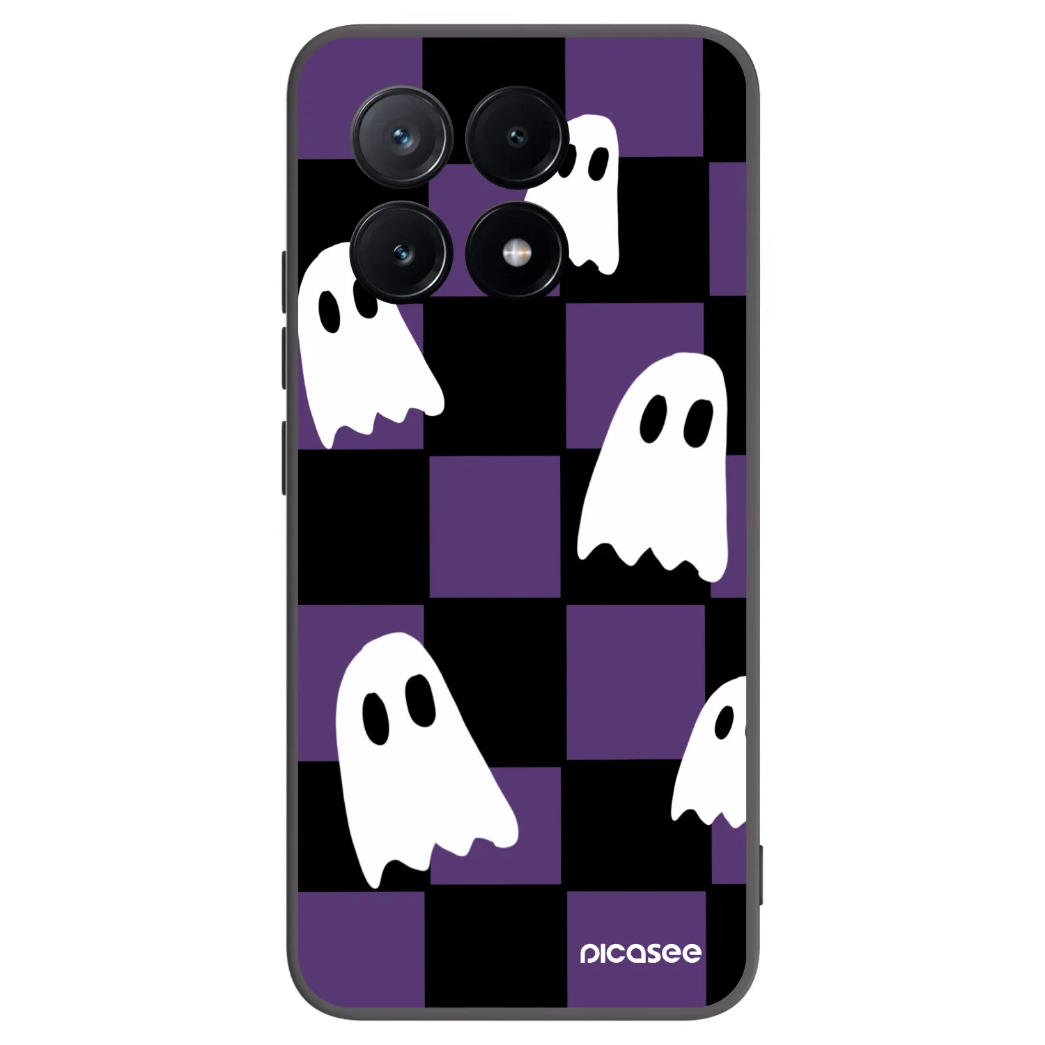 Picasee crna silikonska maskica za Xiaomi Poco X6 Pro - Ghosts