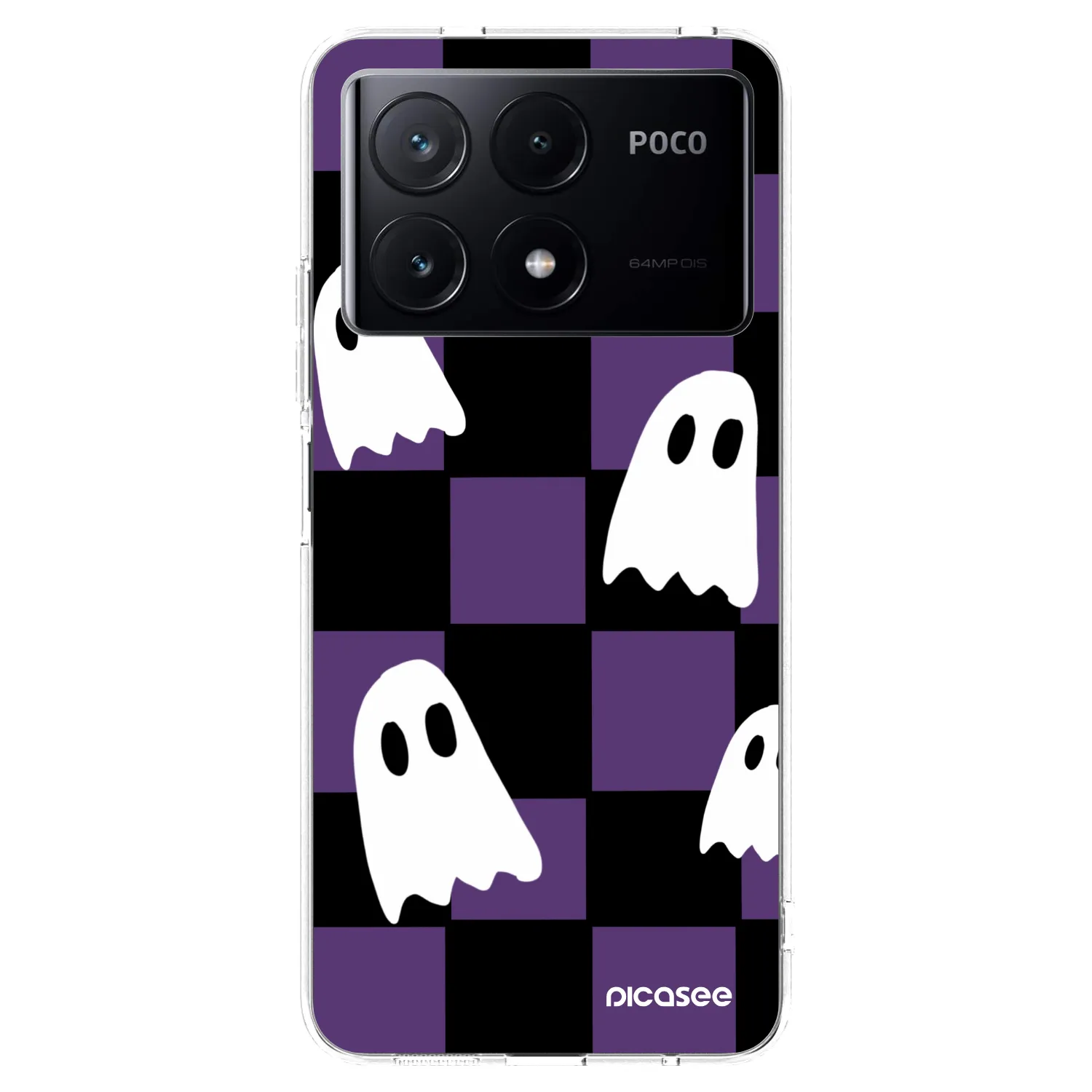 Picasee silikonska prozirna maskica za Xiaomi Poco X6 Pro - Ghosts
