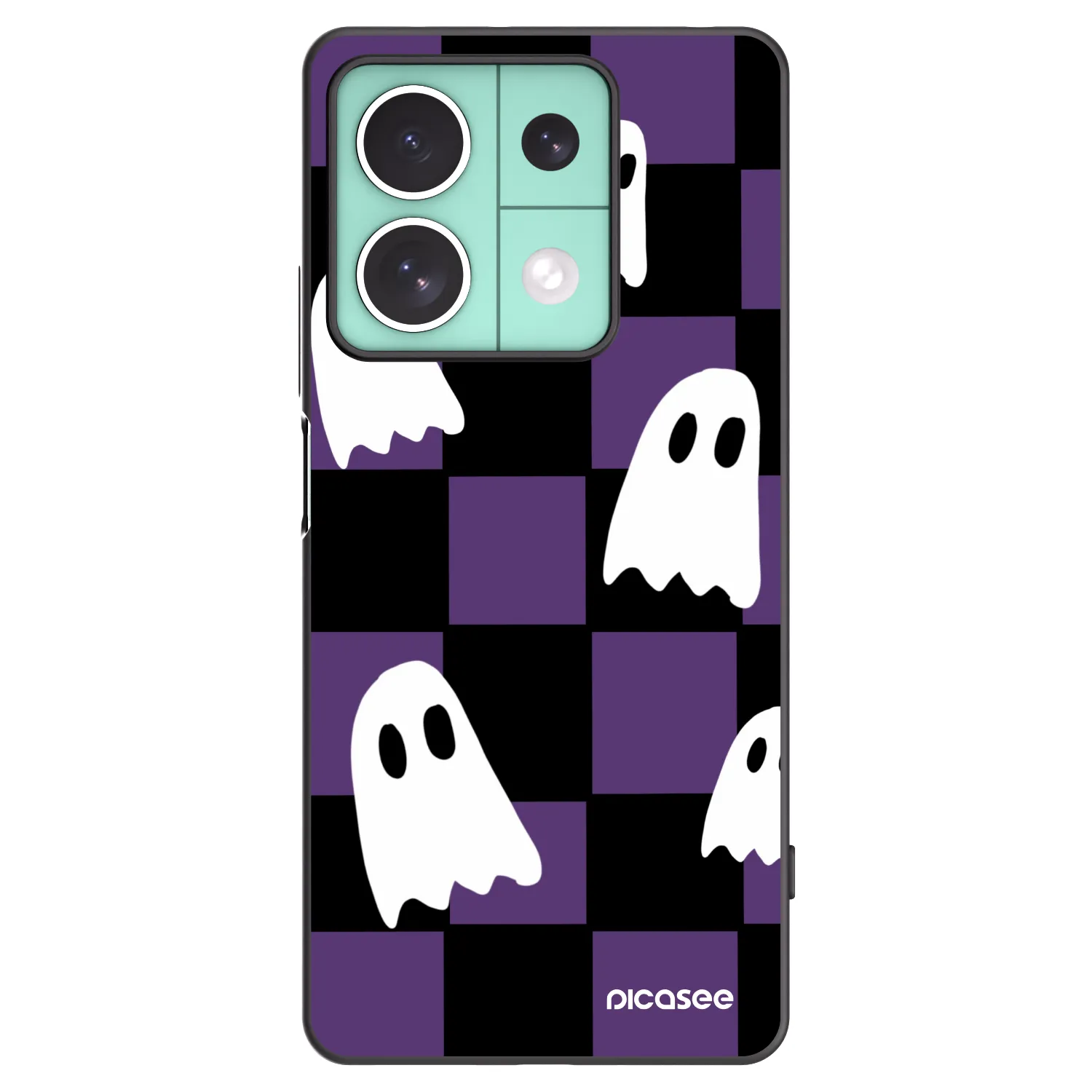 Picasee crna silikonska maskica za Xiaomi Redmi Note 13 5G - Ghosts
