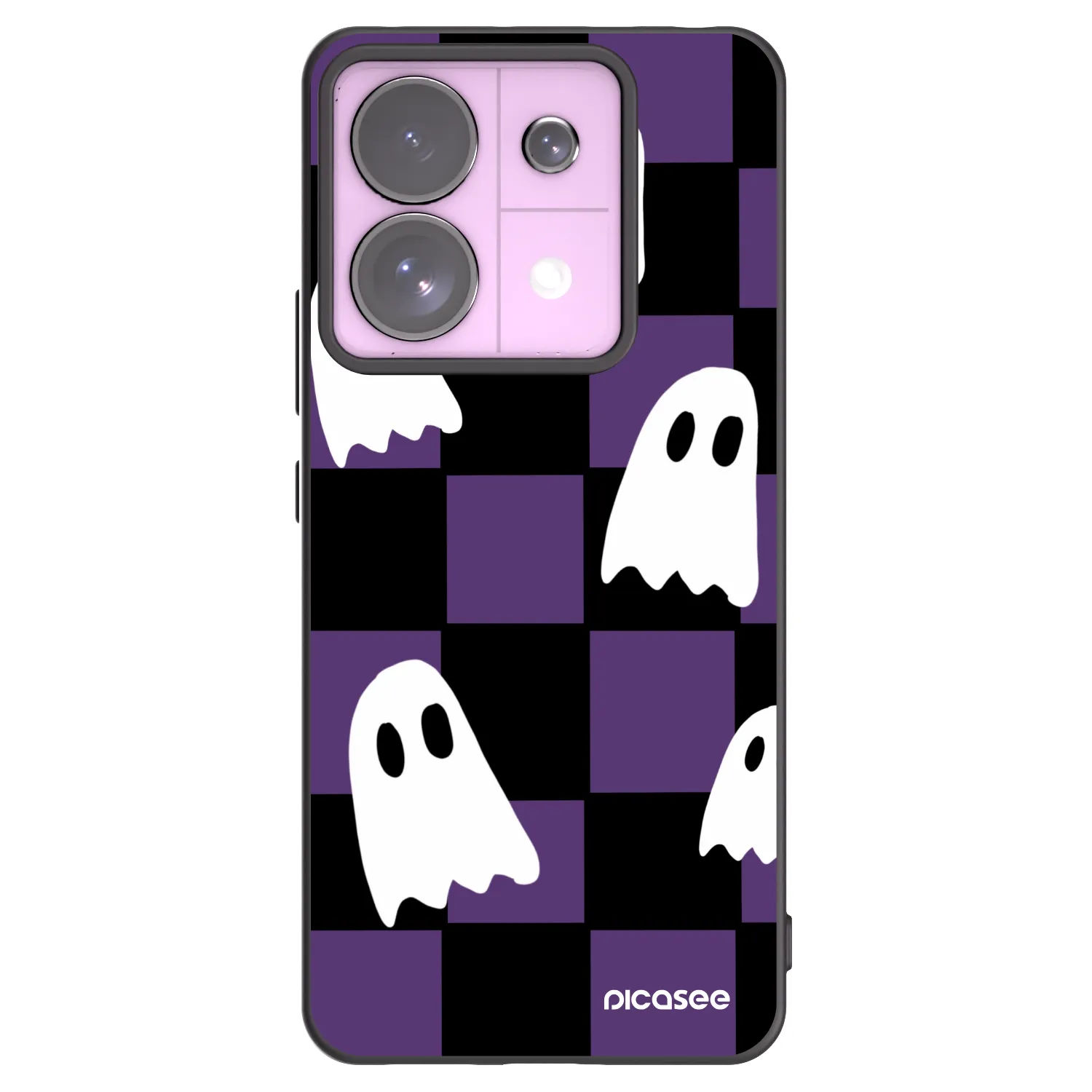 Picasee crna silikonska maskica za Xiaomi Redmi Note 13 Pro 5G - Ghosts