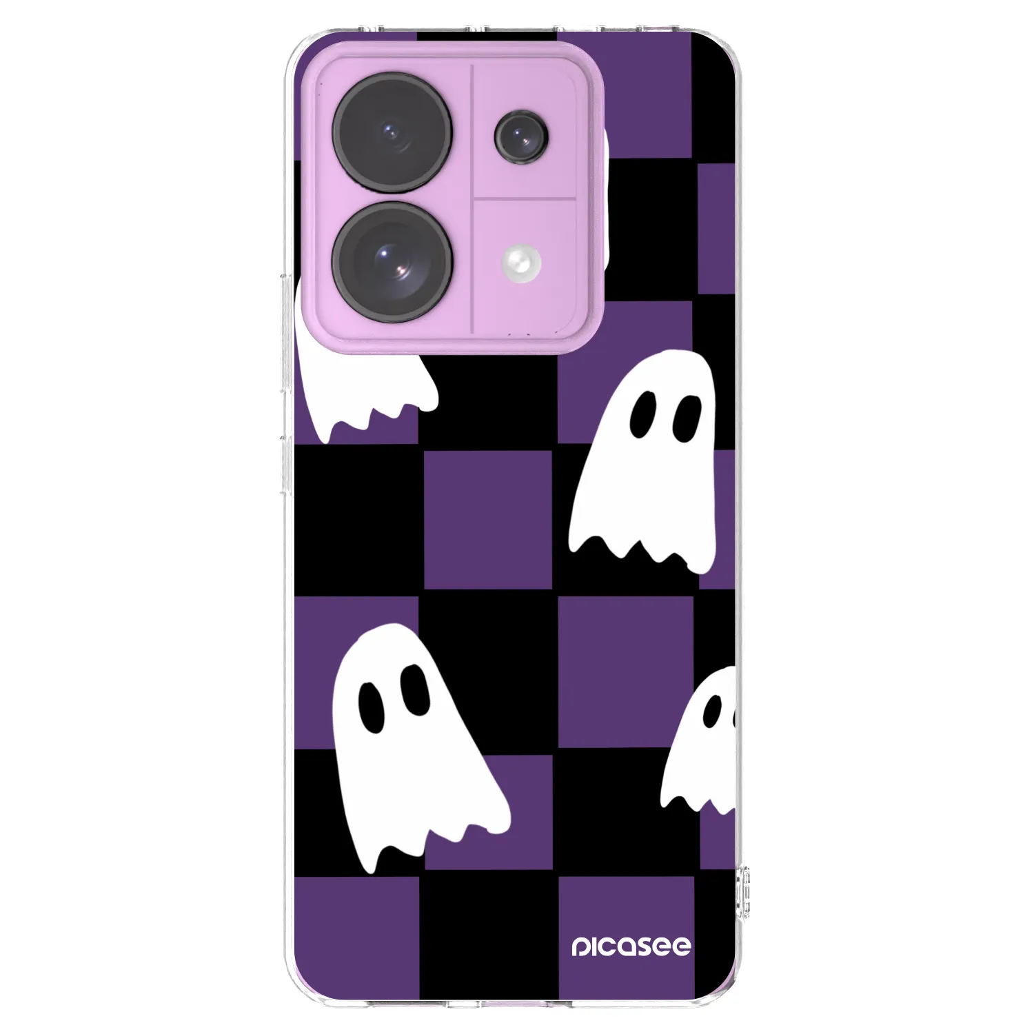 Picasee silikonska prozirna maskica za Xiaomi Redmi Note 13 Pro 5G - Ghosts