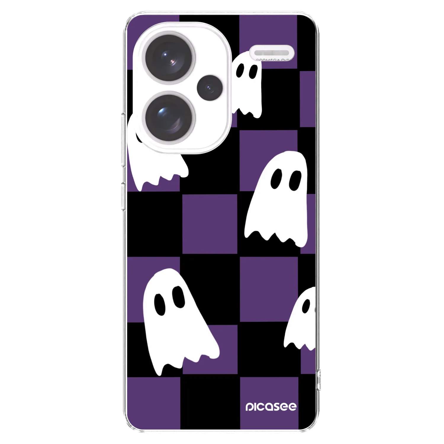 Picasee silikonska prozirna maskica za Xiaomi Redmi Note 13 Pro+ 5G - Ghosts