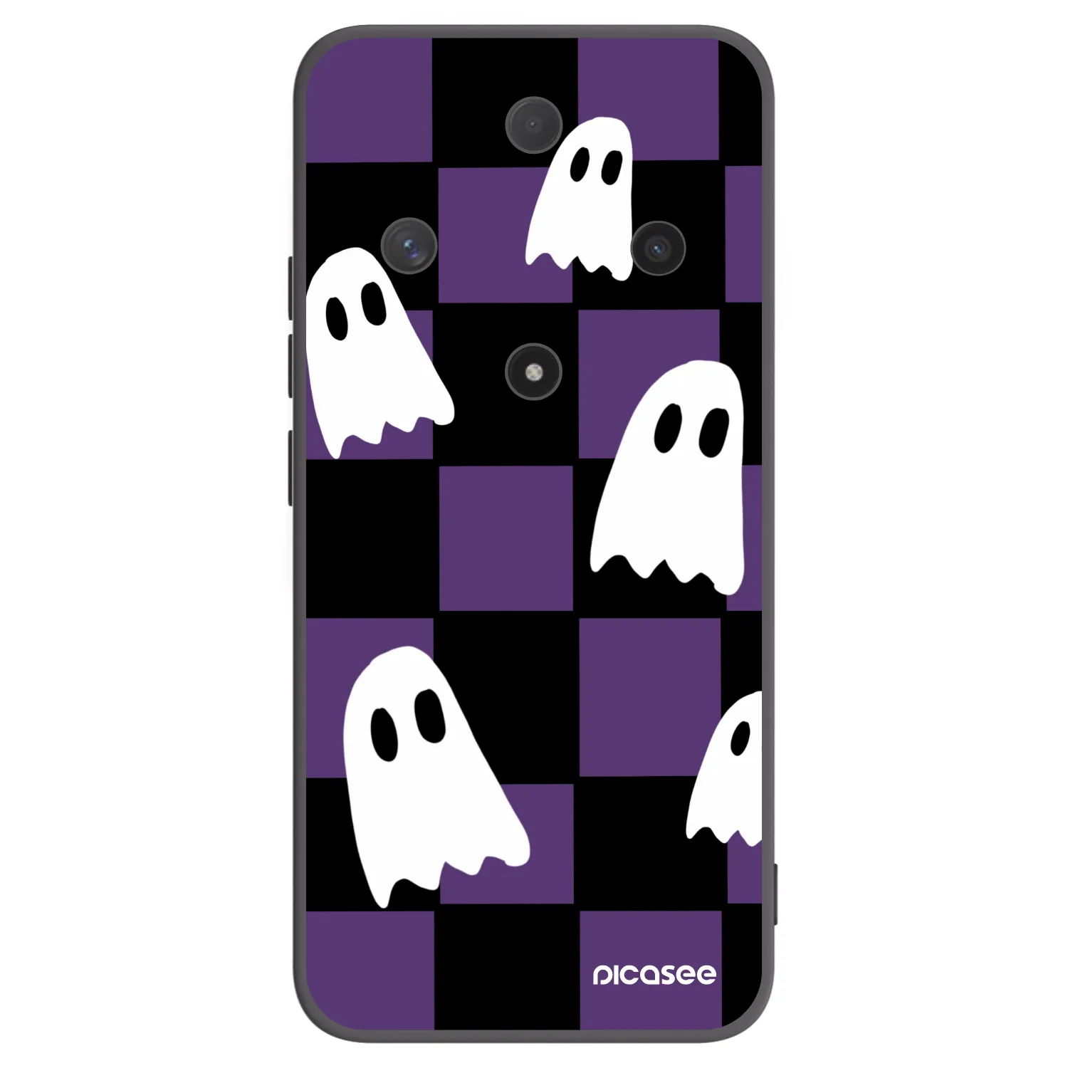 Picasee crna silikonska maskica za Honor Magic6 Lite 5G - Ghosts