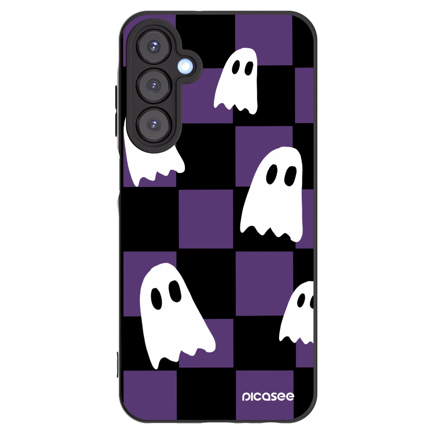 Picasee crna silikonska maskica za Samsung Galaxy A25 A256B 5G - Ghosts